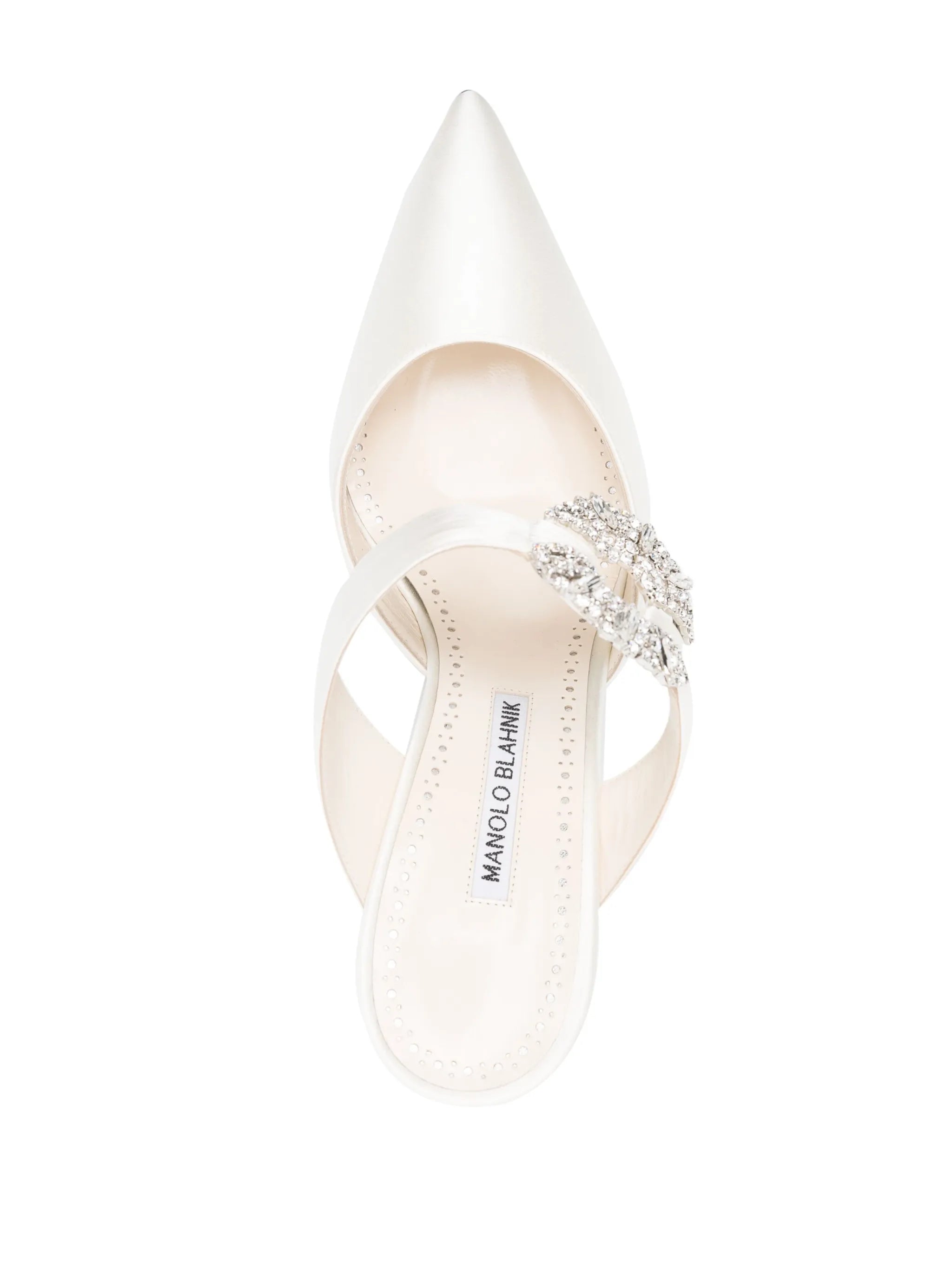 Maidugura 90mm crystal-embellished mules