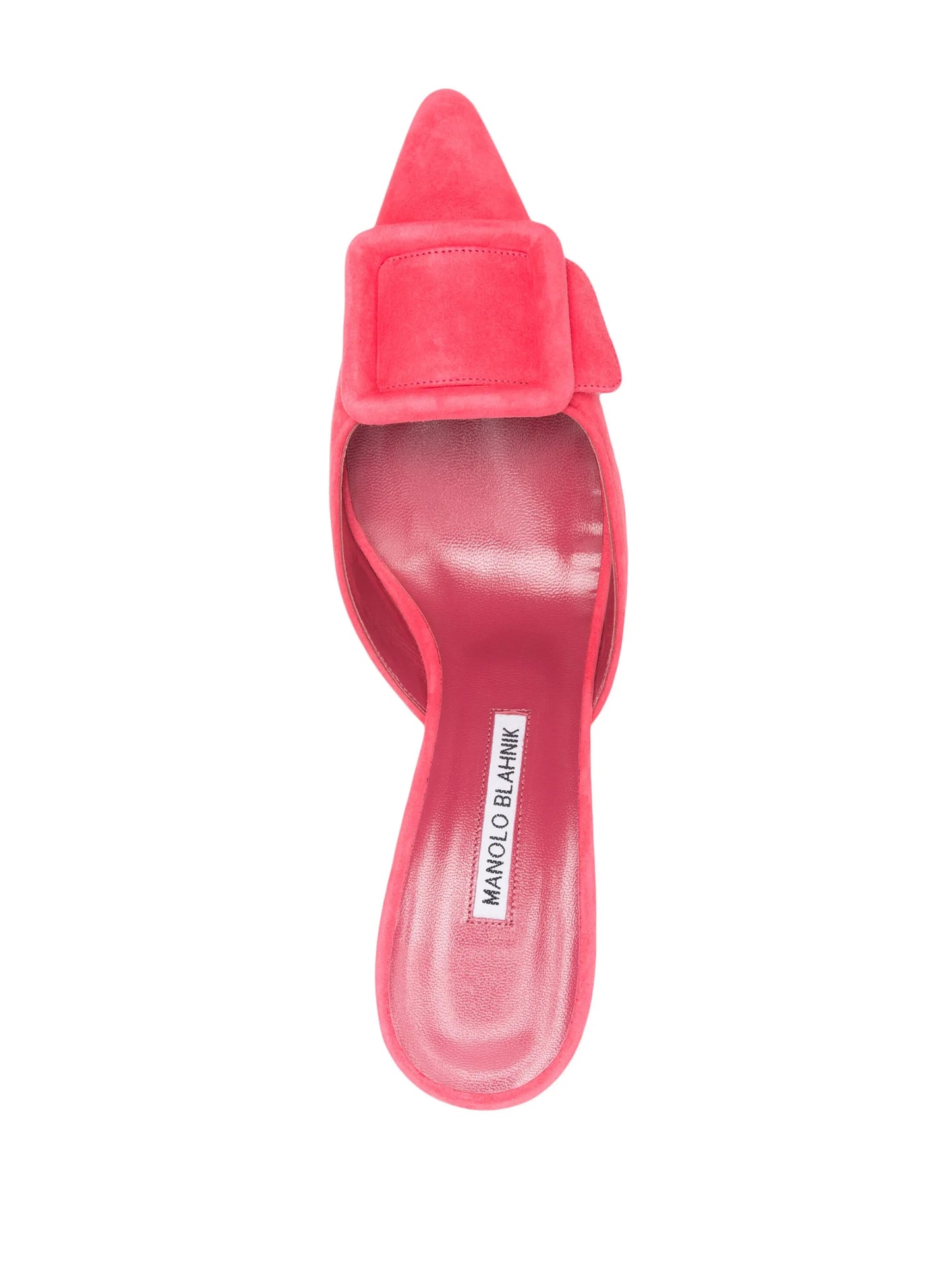 Maysale 70mm suede mules