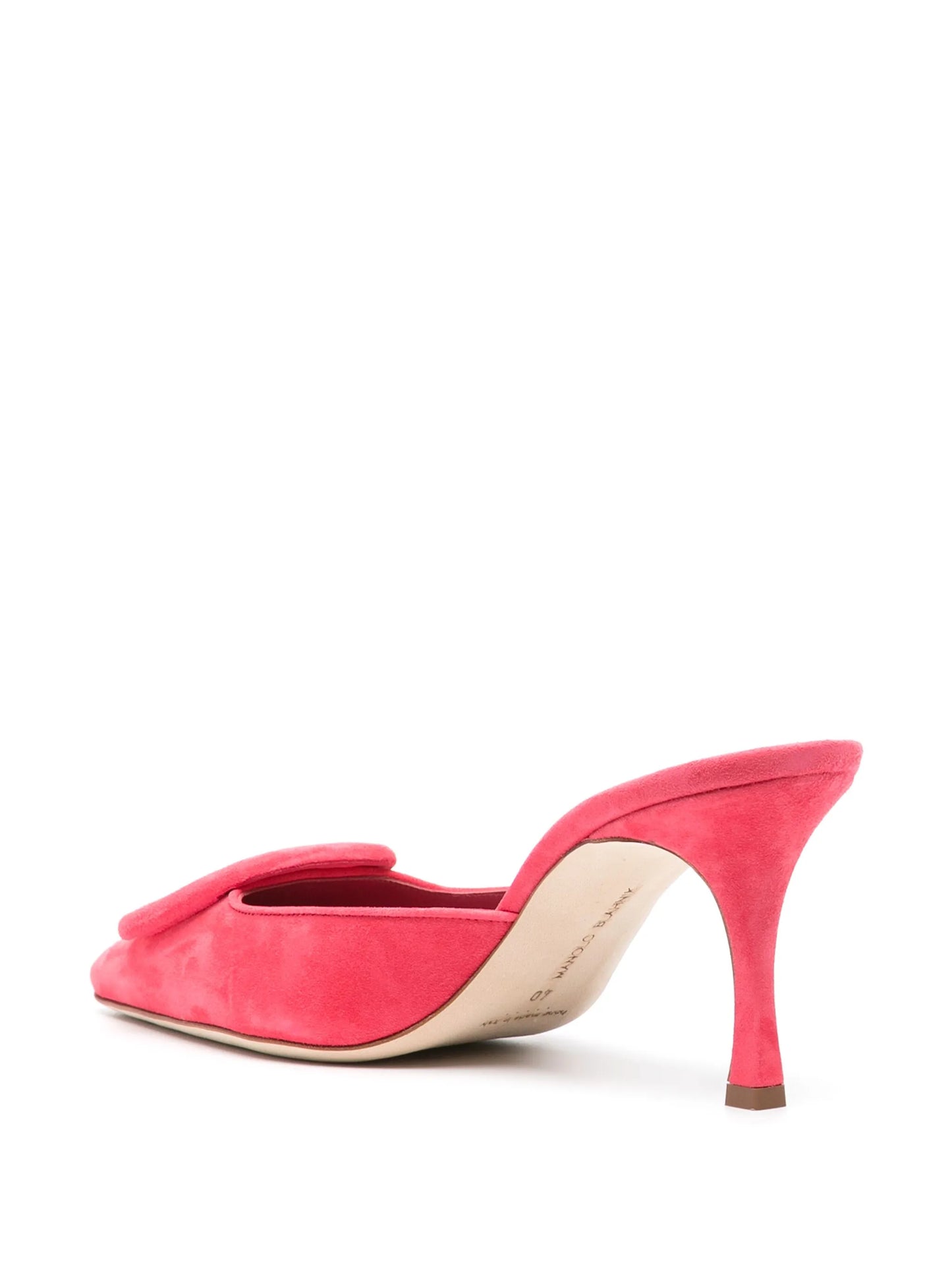 Maysale 70mm suede mules