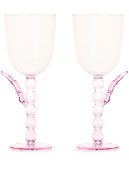 Palmier wine glasses (set of two)