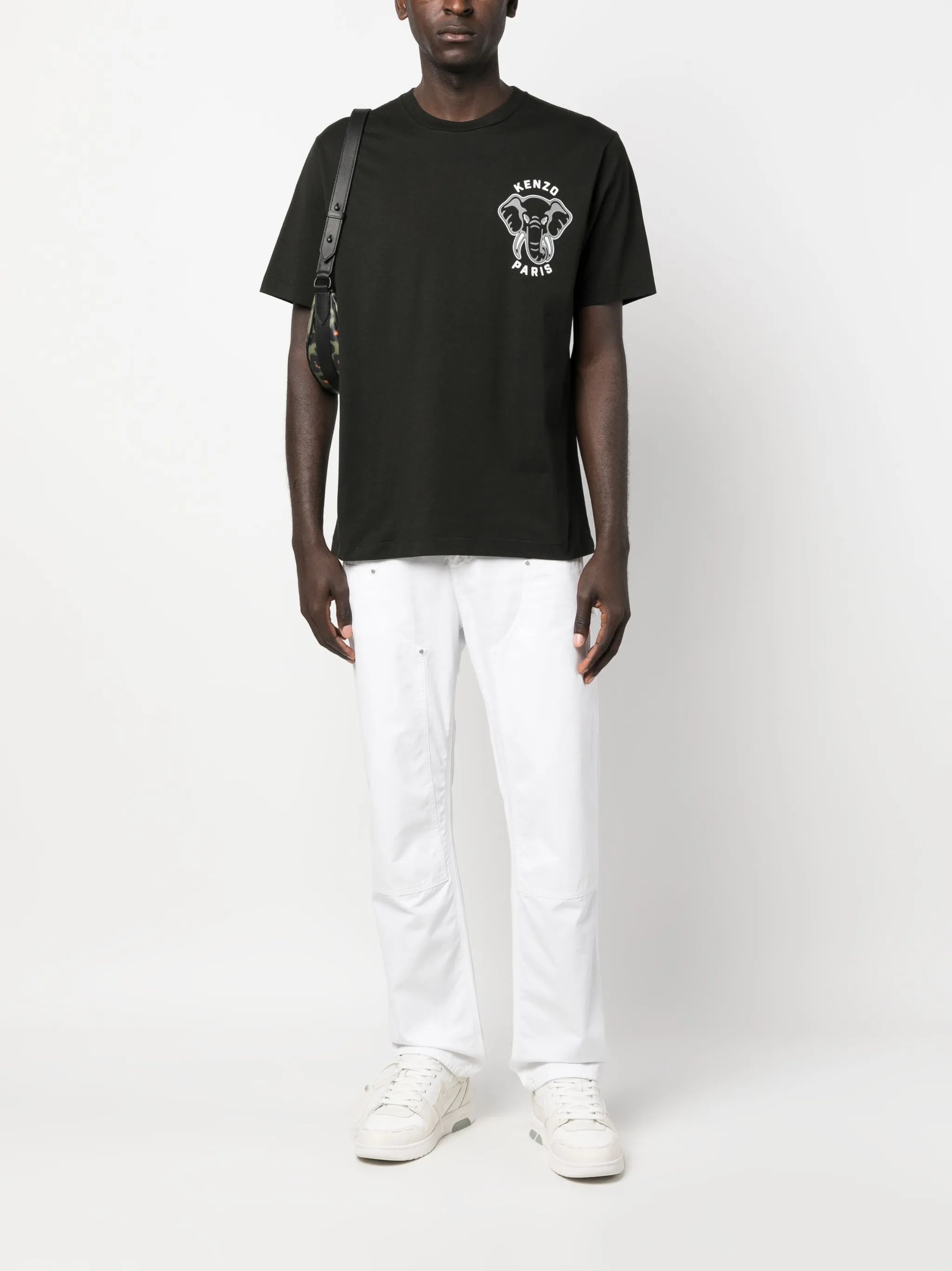 logo-print cotton T-shirt