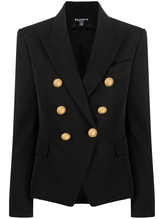 6-Buttons double-breasted blazer