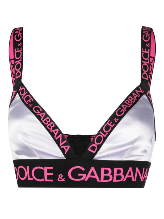 logo-trim triangle bra