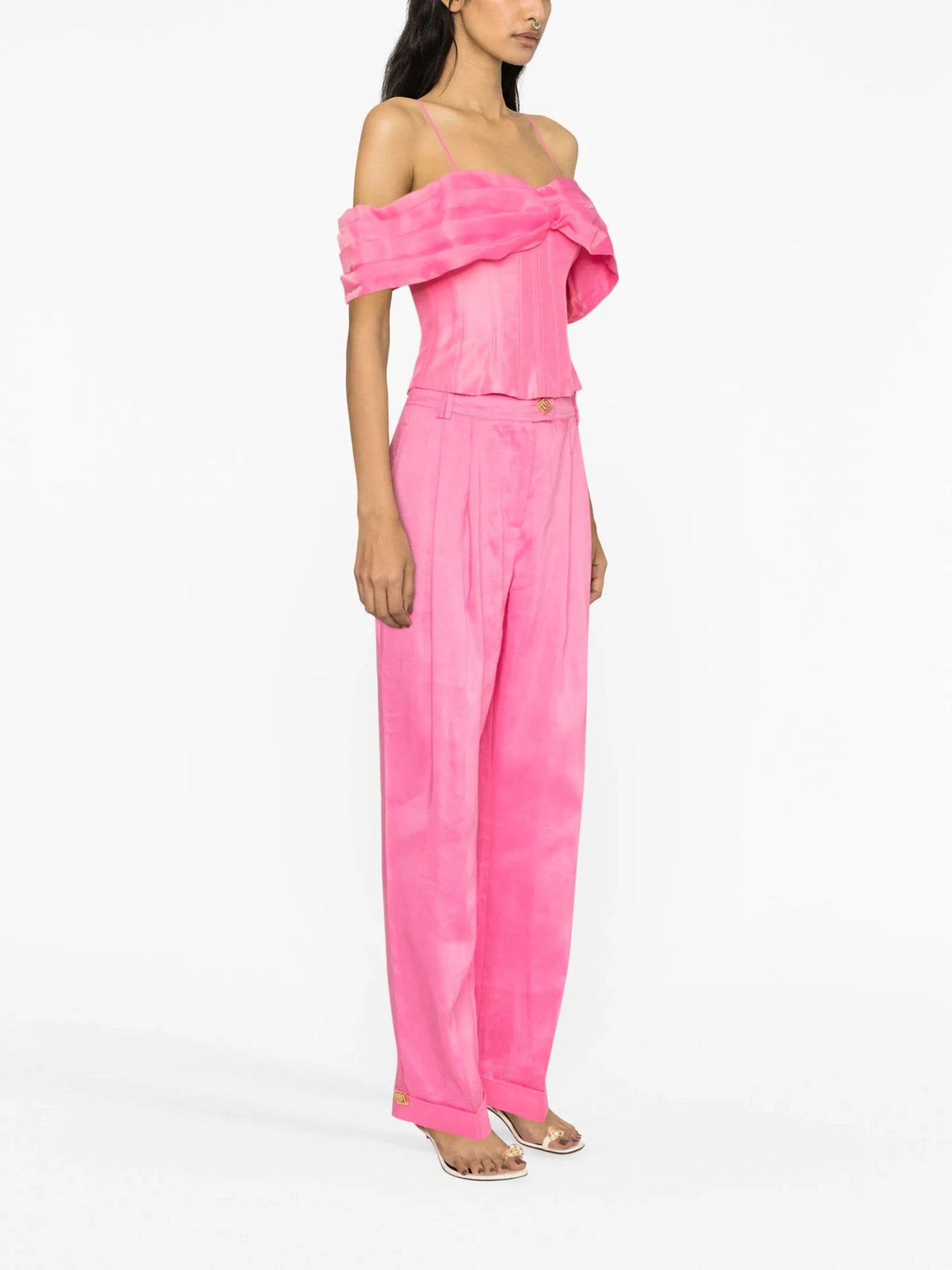 Codelia off-shoulder corset top