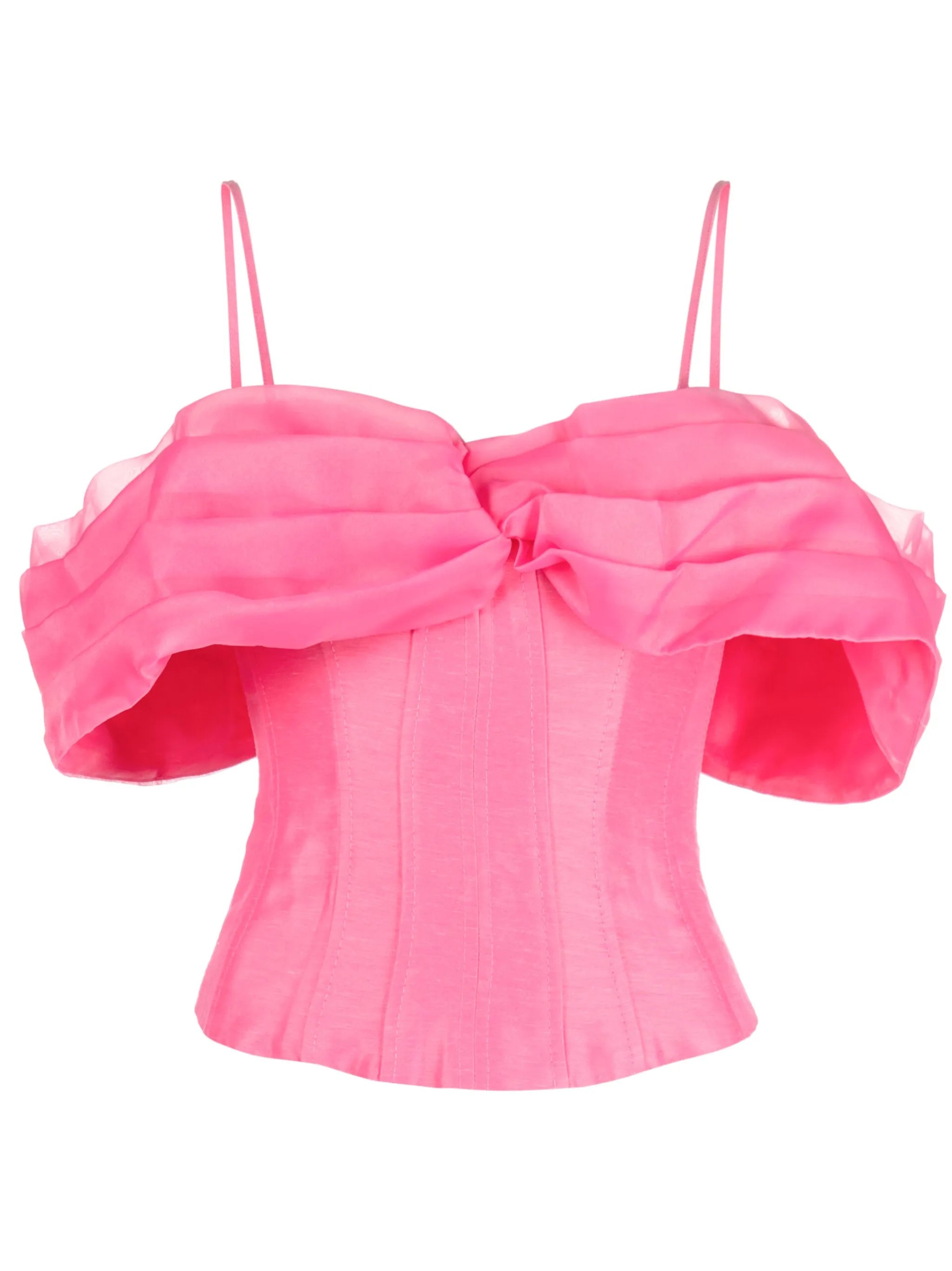 Codelia off-shoulder corset top