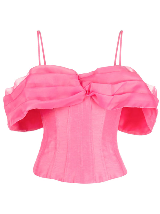 Codelia off-shoulder corset top