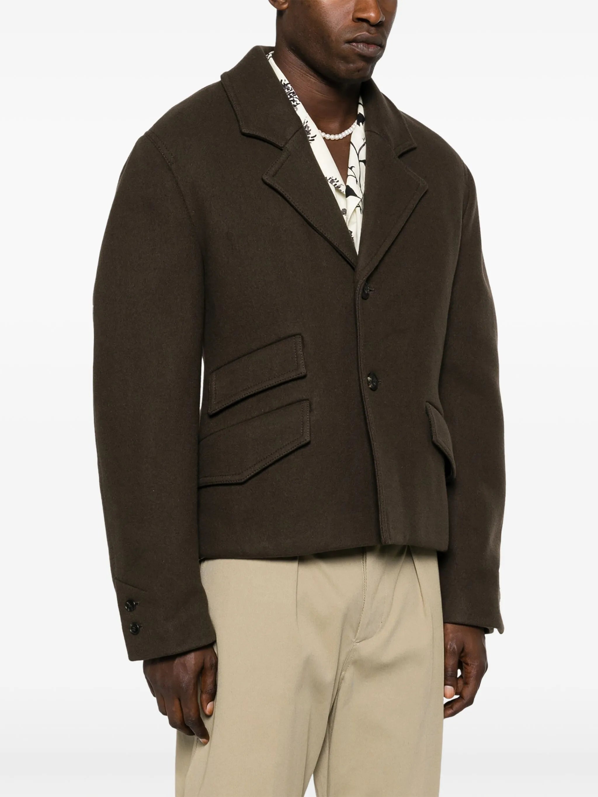 Sauro sculpted-waist jacket