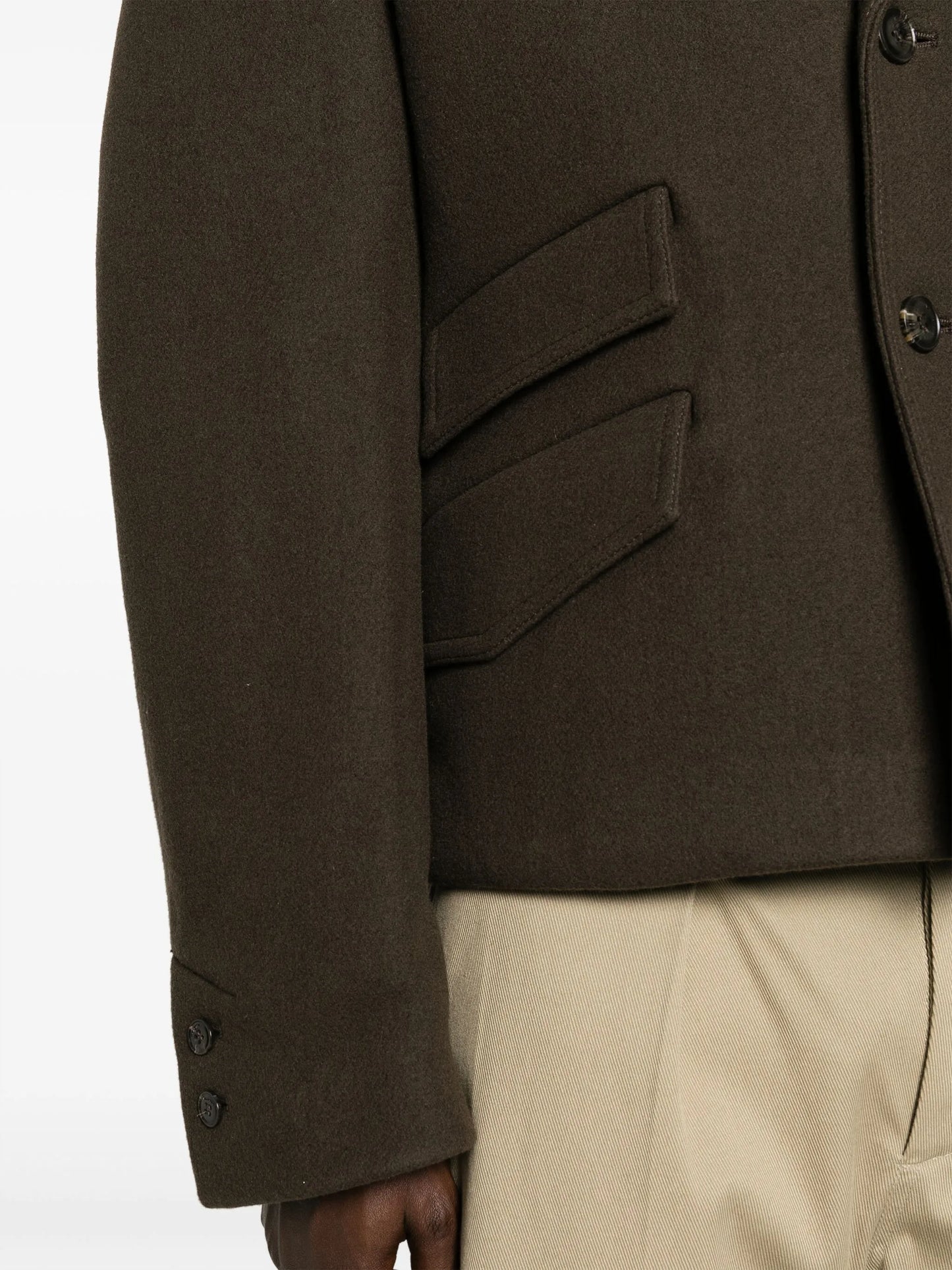 Sauro sculpted-waist jacket