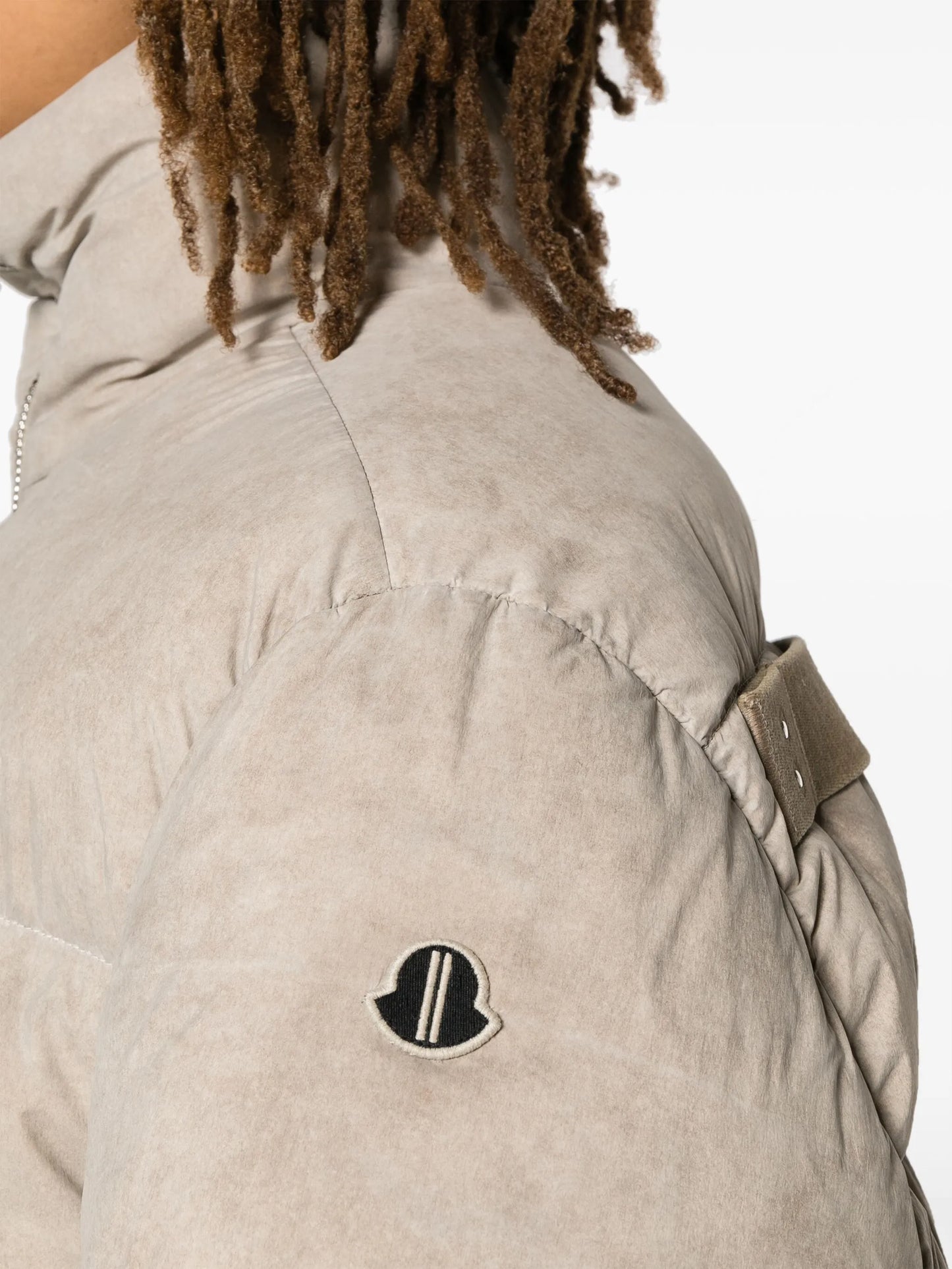 Cyclopic ombré puffer jacket