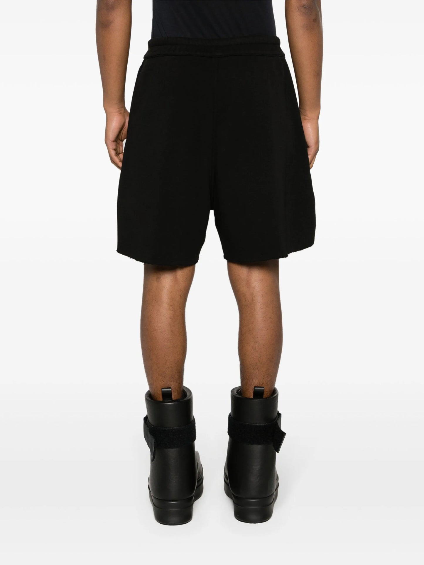 logo-appliqué shorts