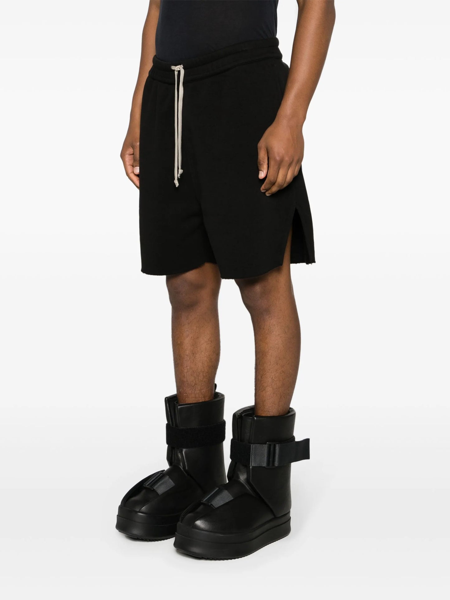 logo-appliqué shorts