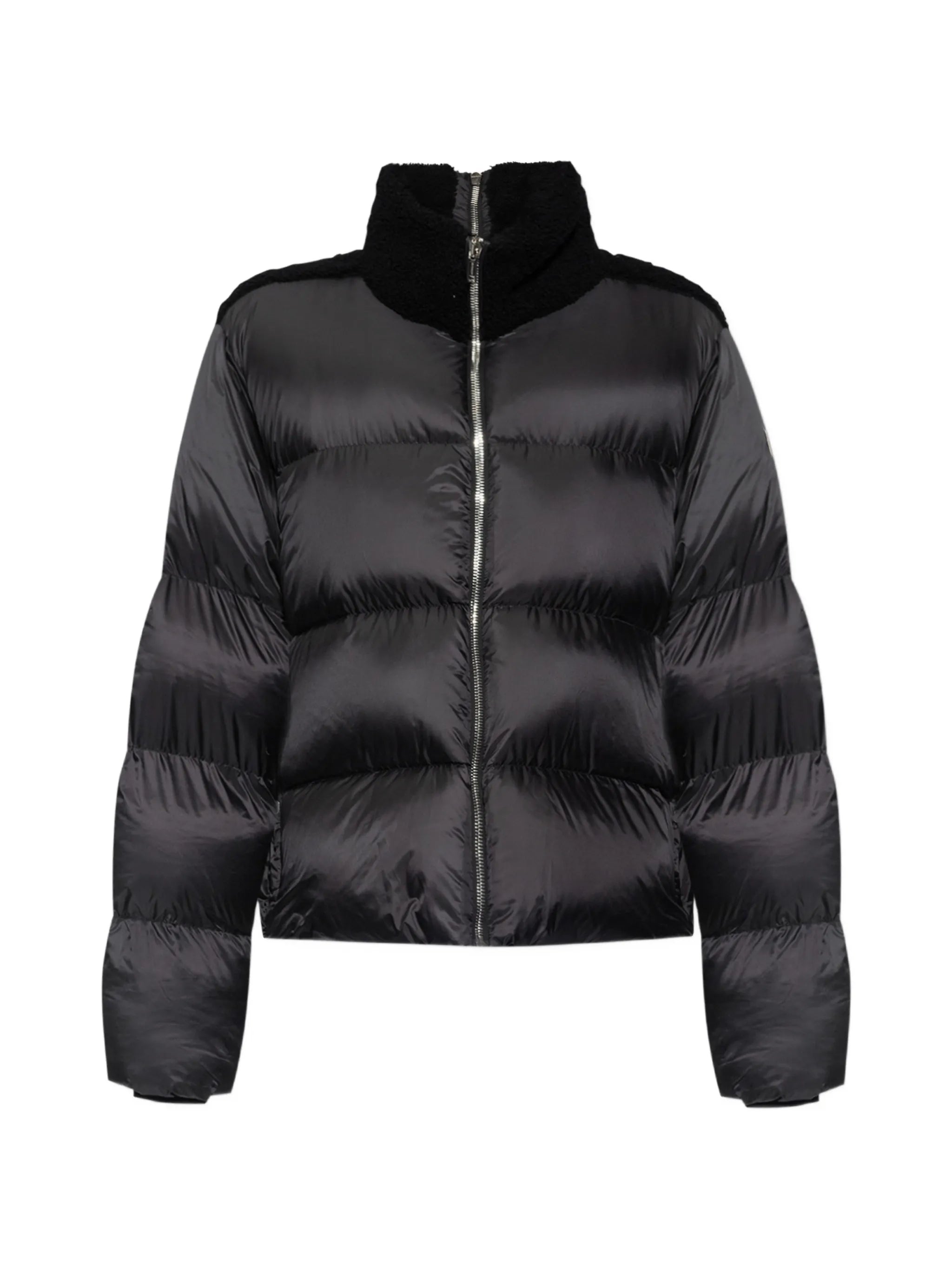 Cyclopic shearling-trim padded jacket