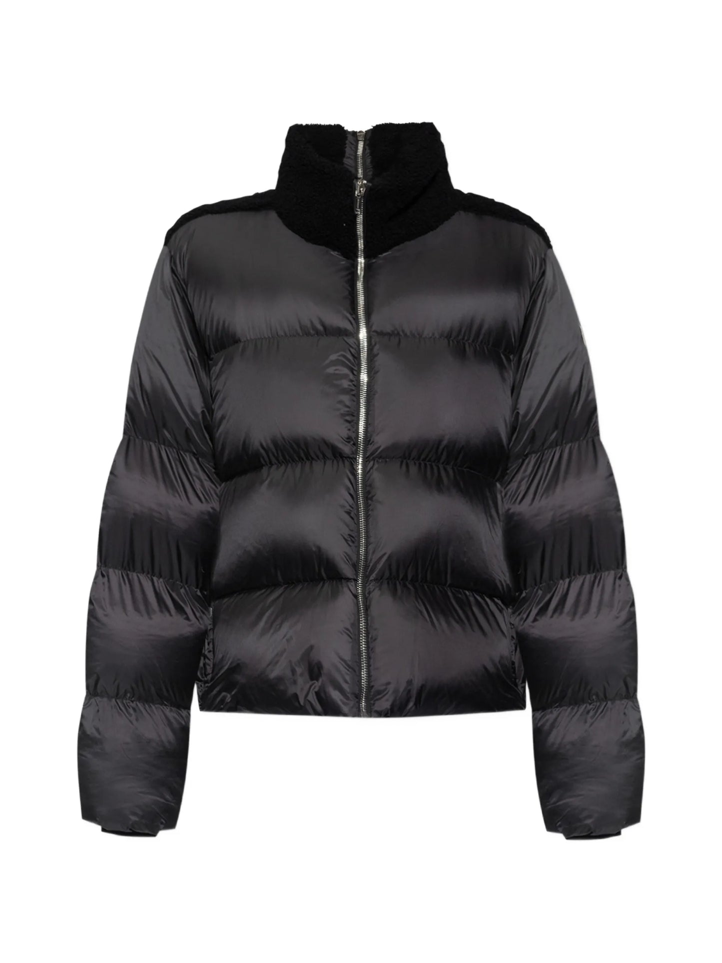 Cyclopic shearling-trim padded jacket