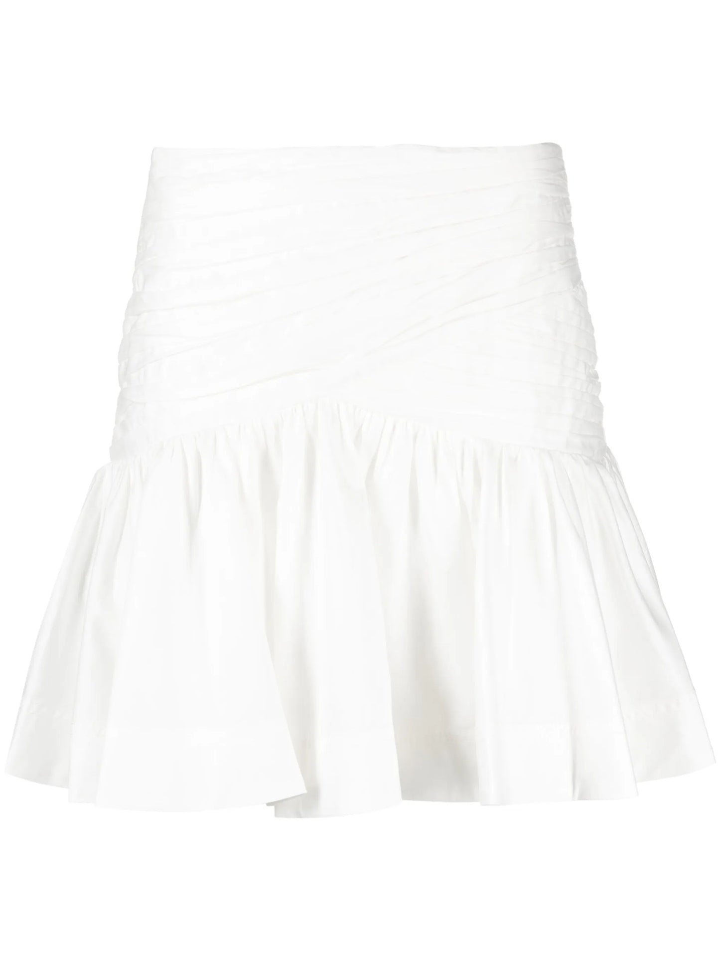 Carrie ruched mini skirt