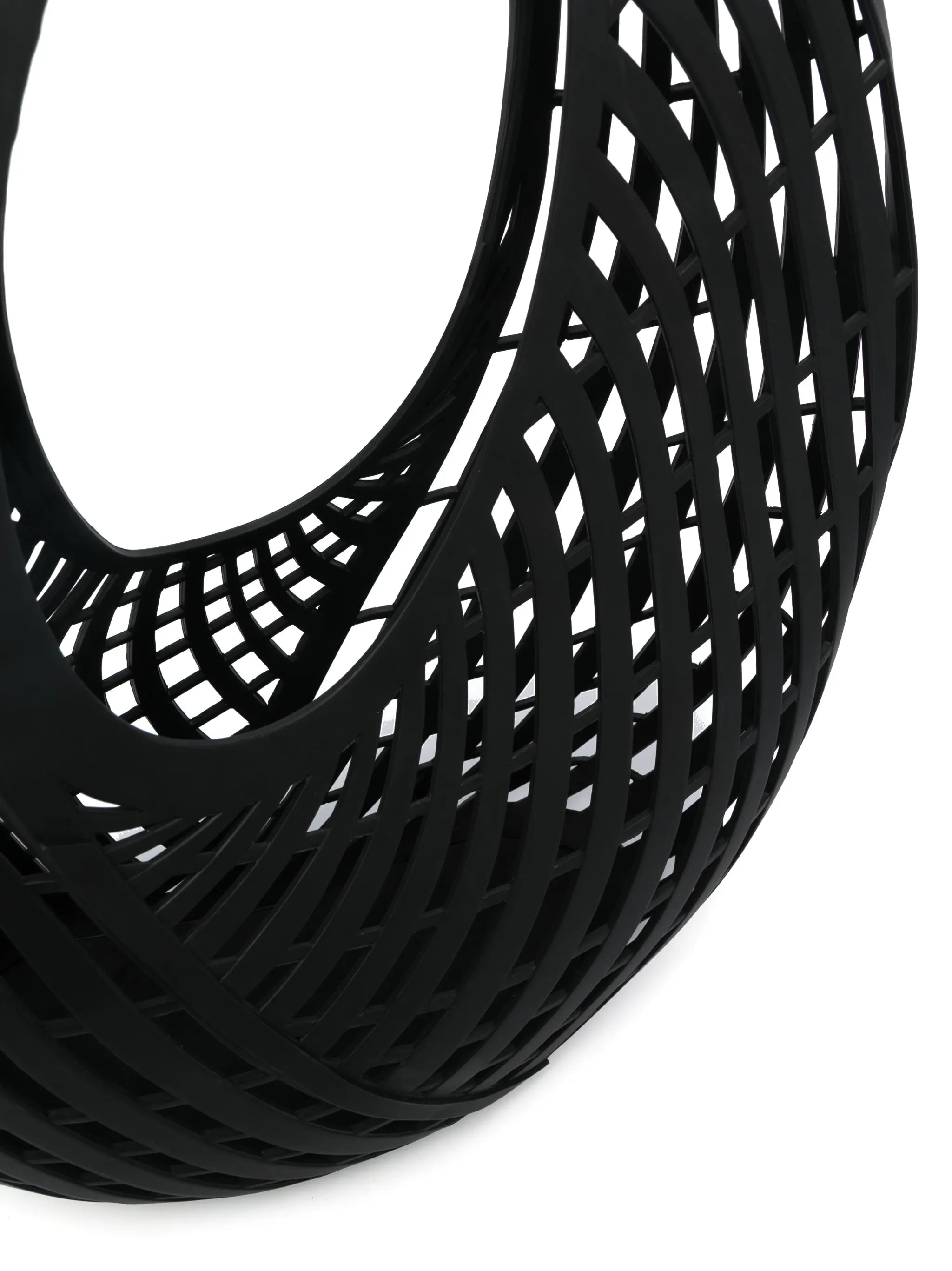 cut-out spiral tote bag