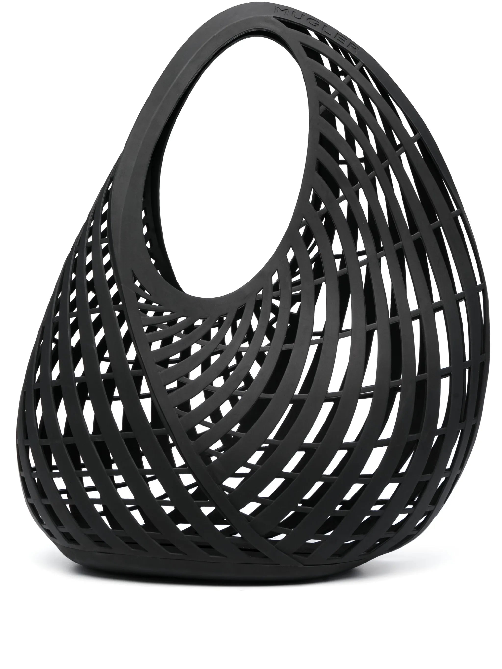 cut-out spiral tote bag