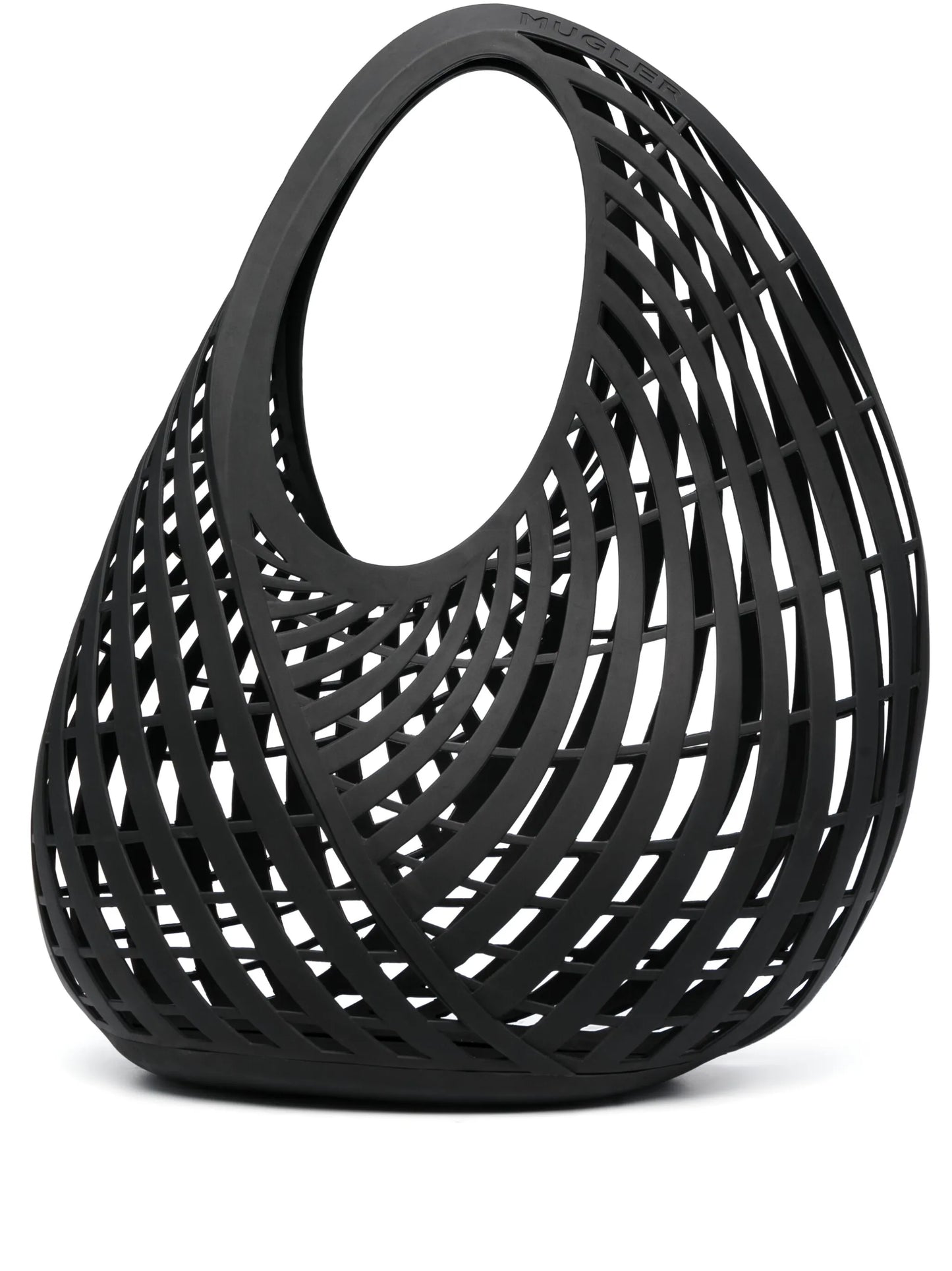 cut-out spiral tote bag