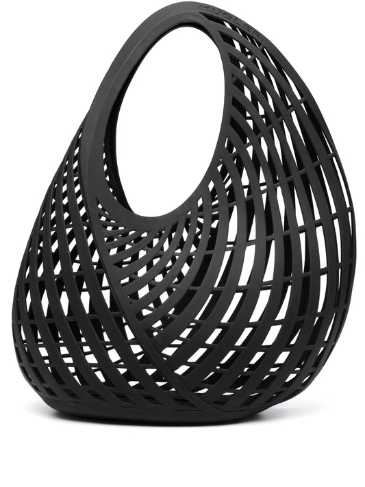 cut-out spiral tote bag