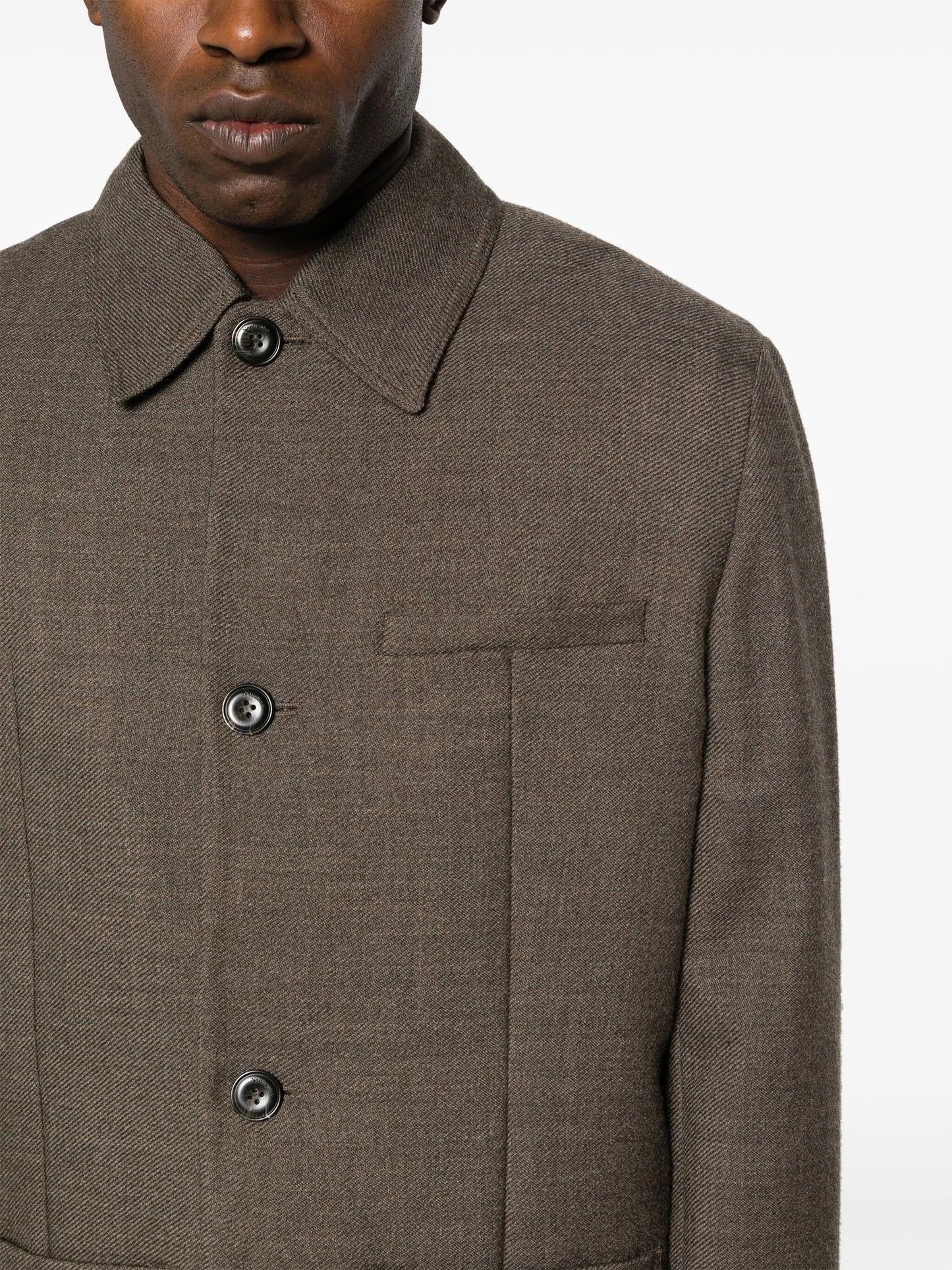 boxy darted jacket