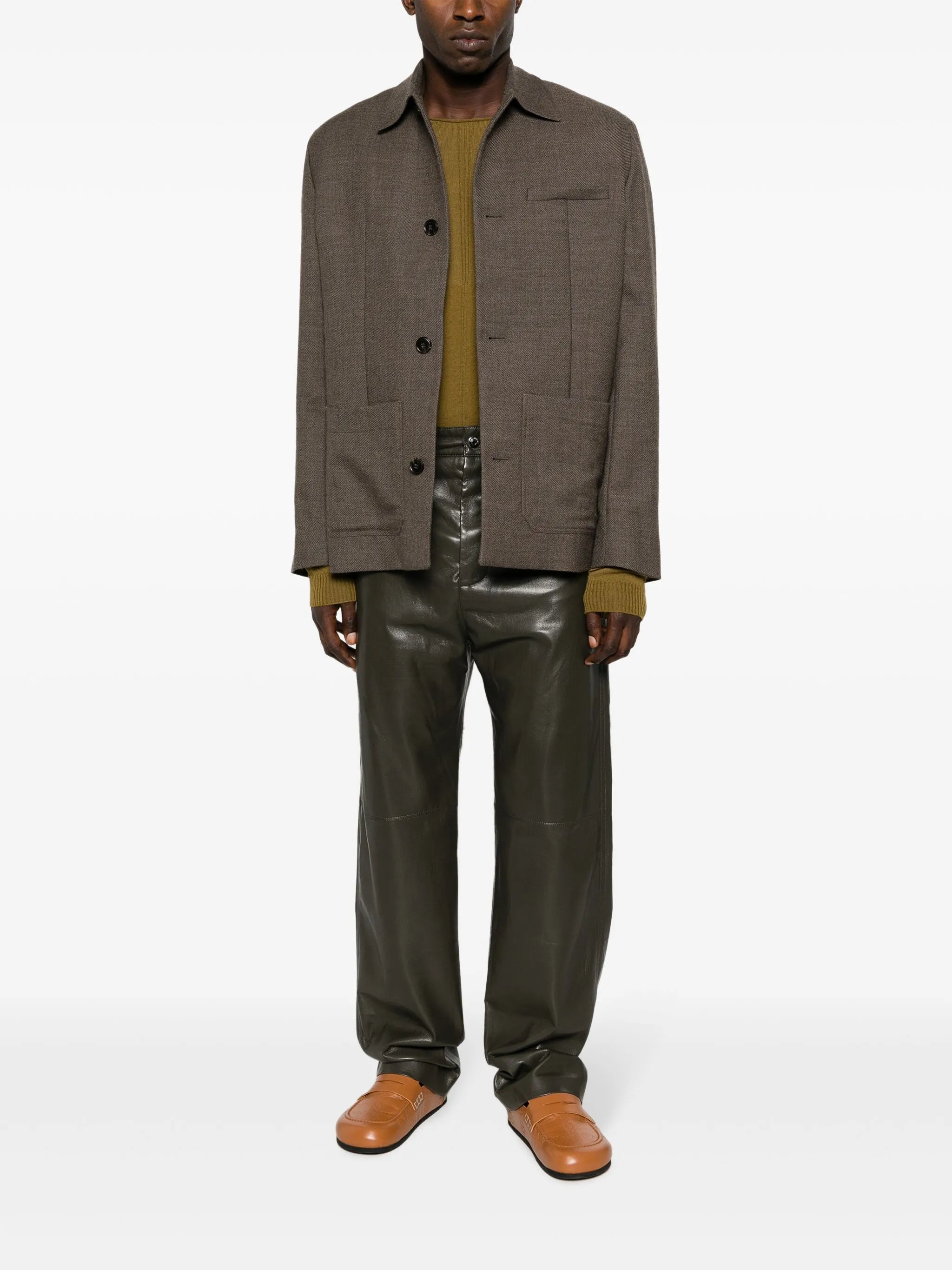boxy darted jacket