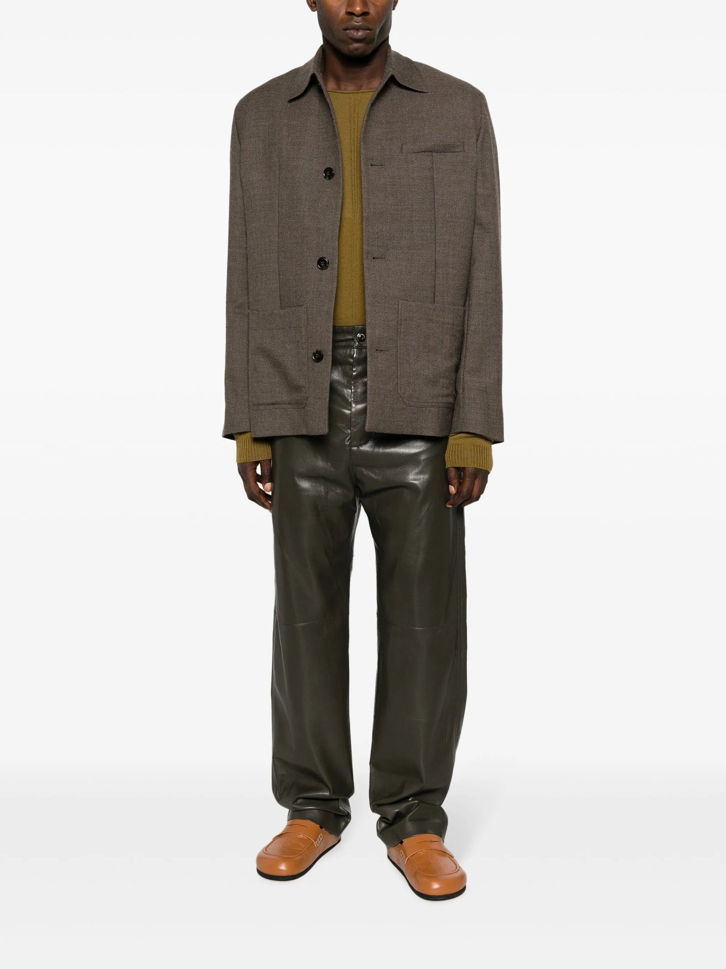 boxy darted jacket