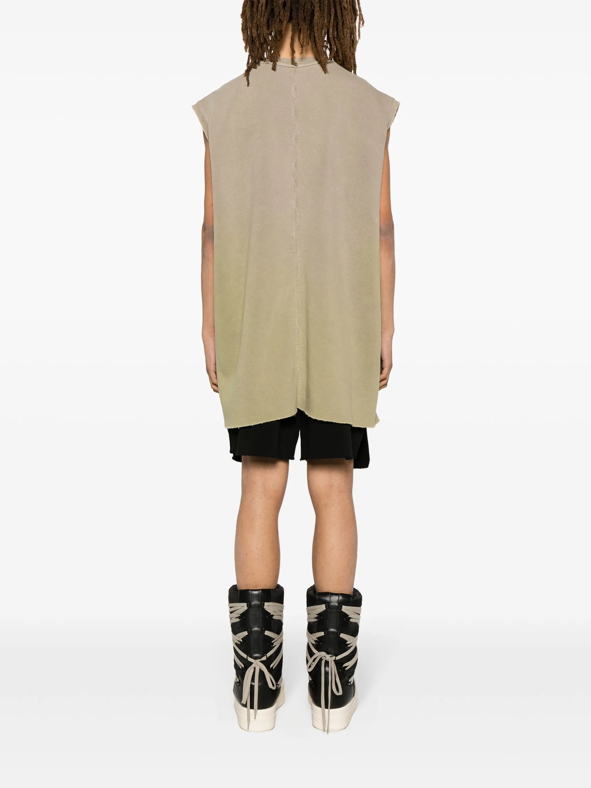 ombré-effect jersey vest