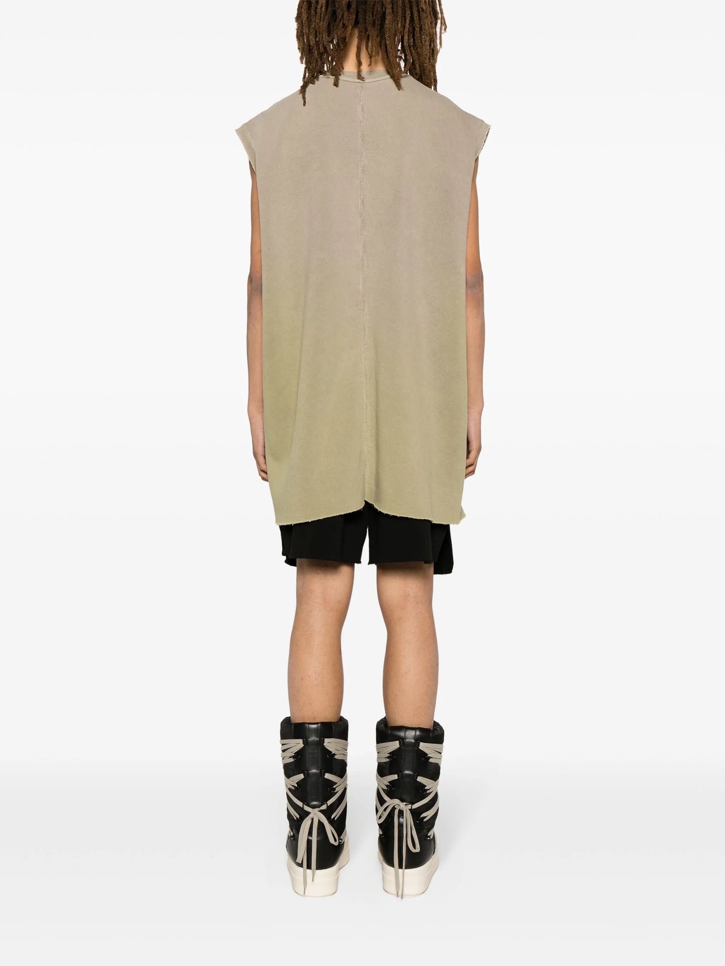 ombré-effect jersey vest