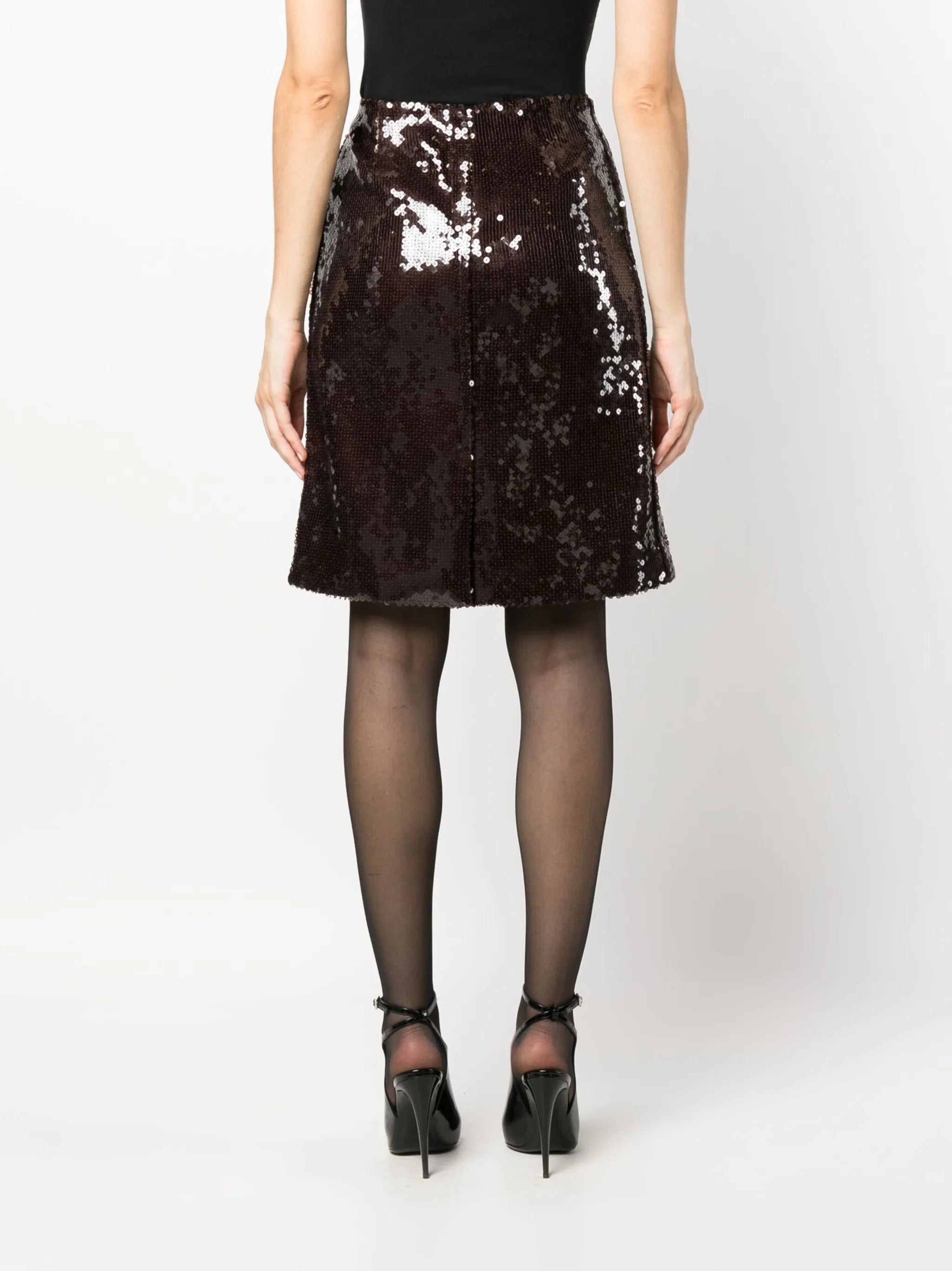 Wile sequinned midi skirt