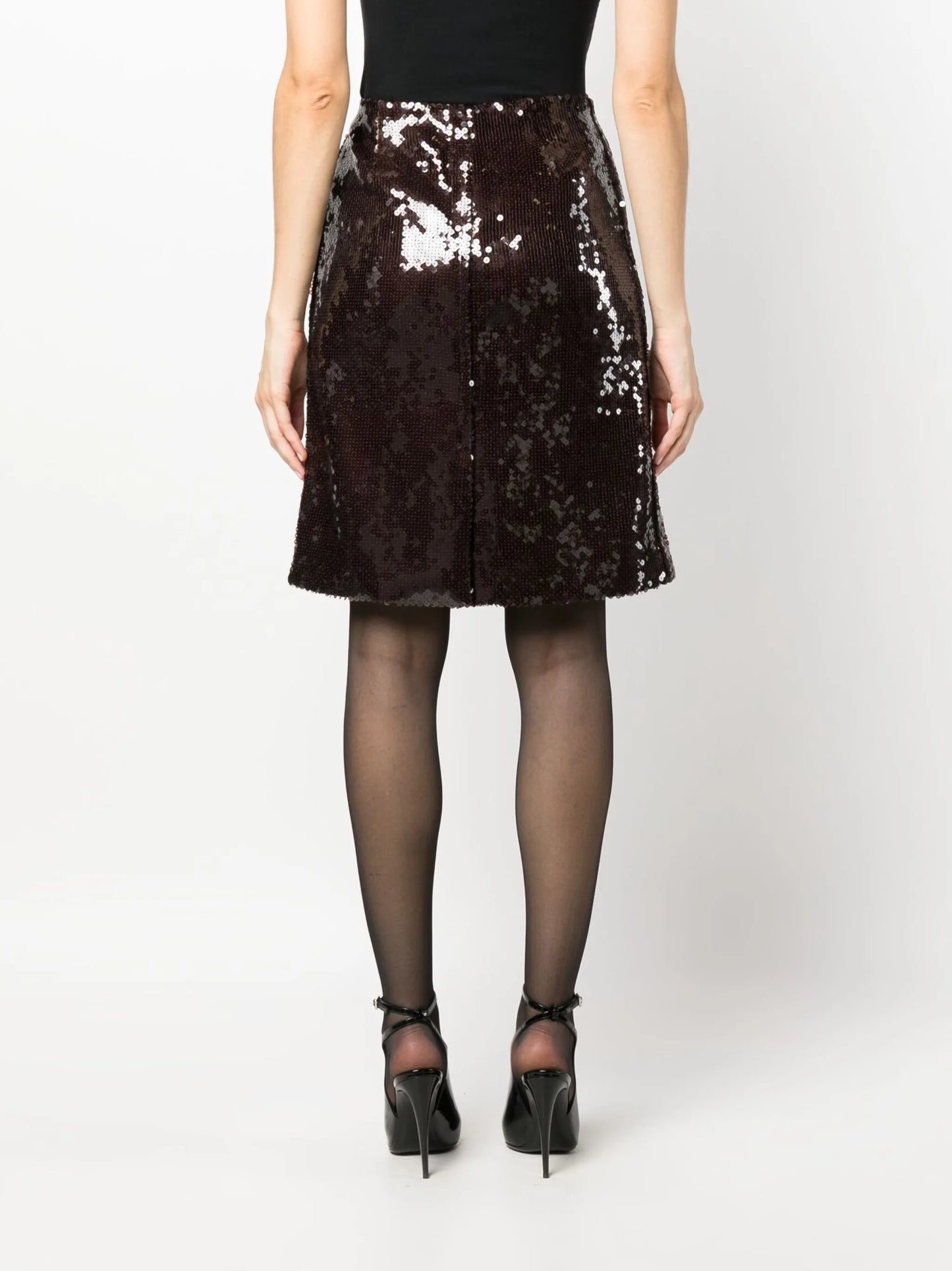 Wile sequinned midi skirt