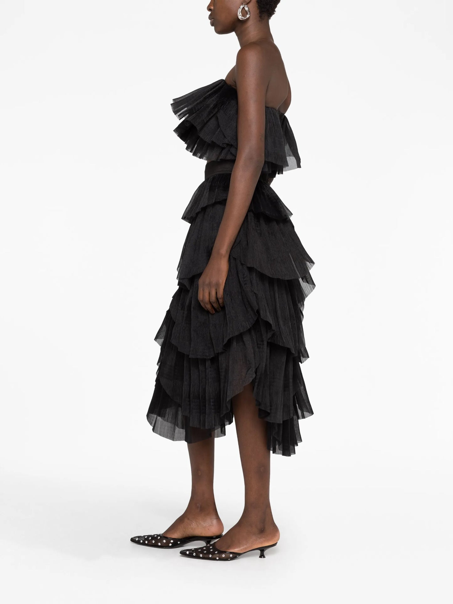 Elsie pleated bandeau top