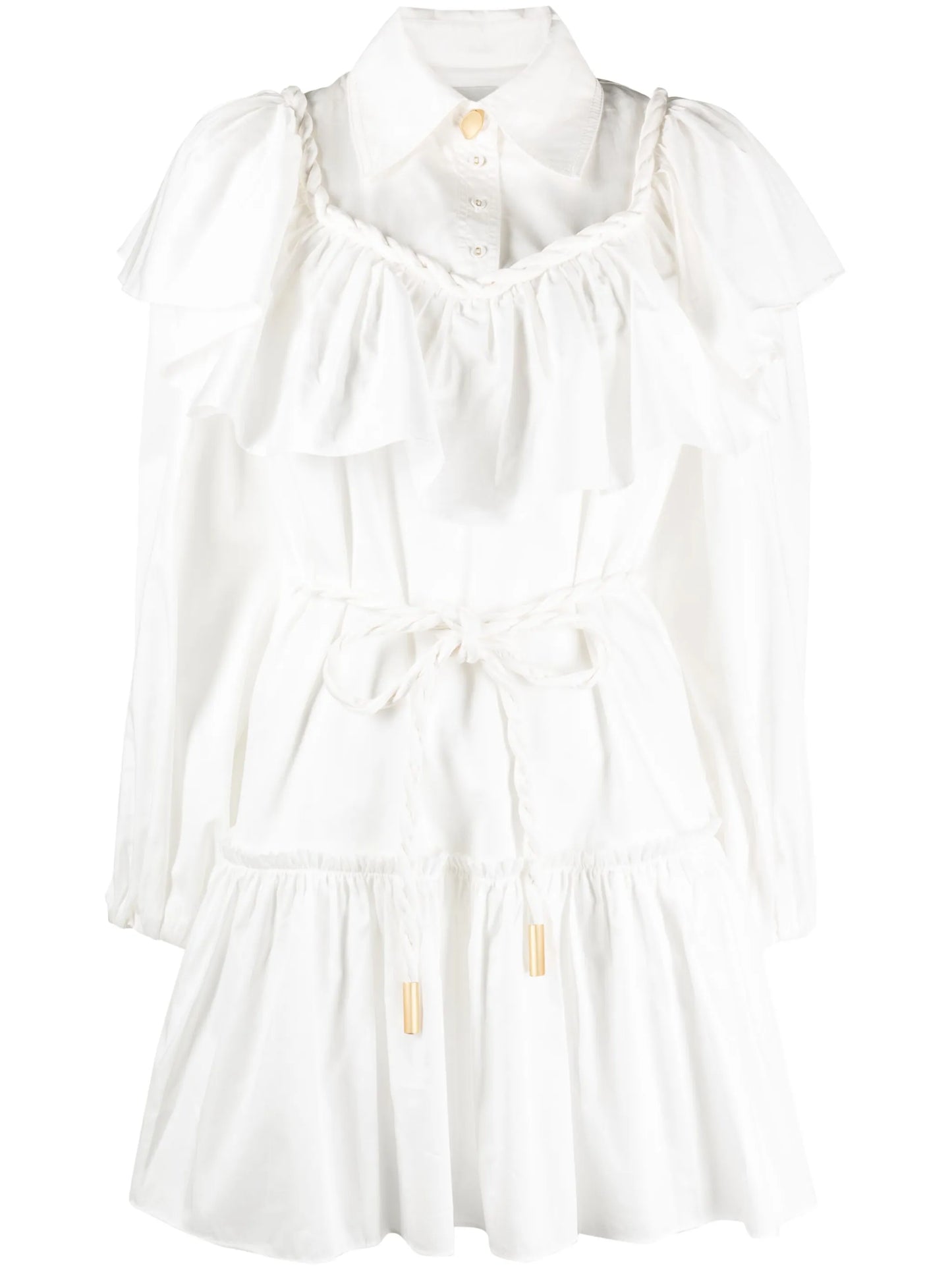 Dahlia ruffled minidress