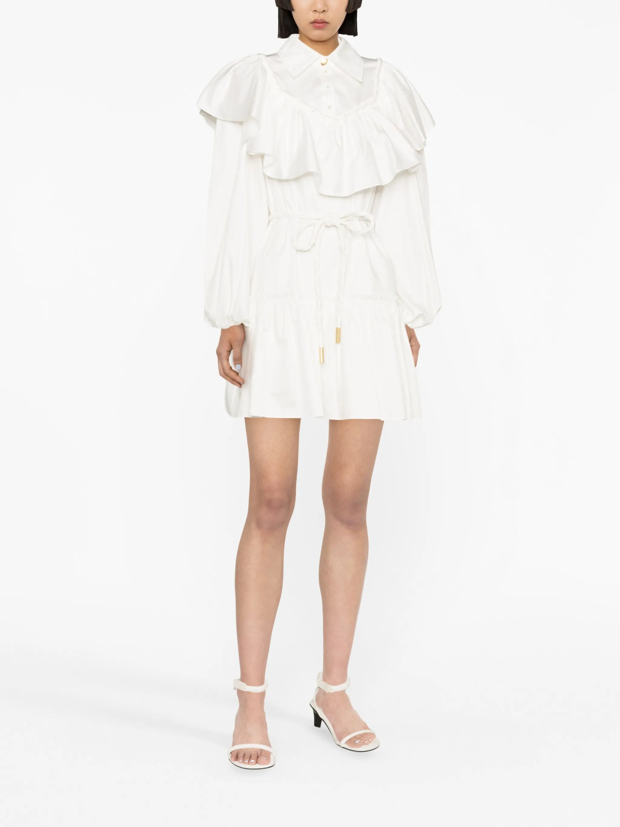 Dahlia ruffled minidress