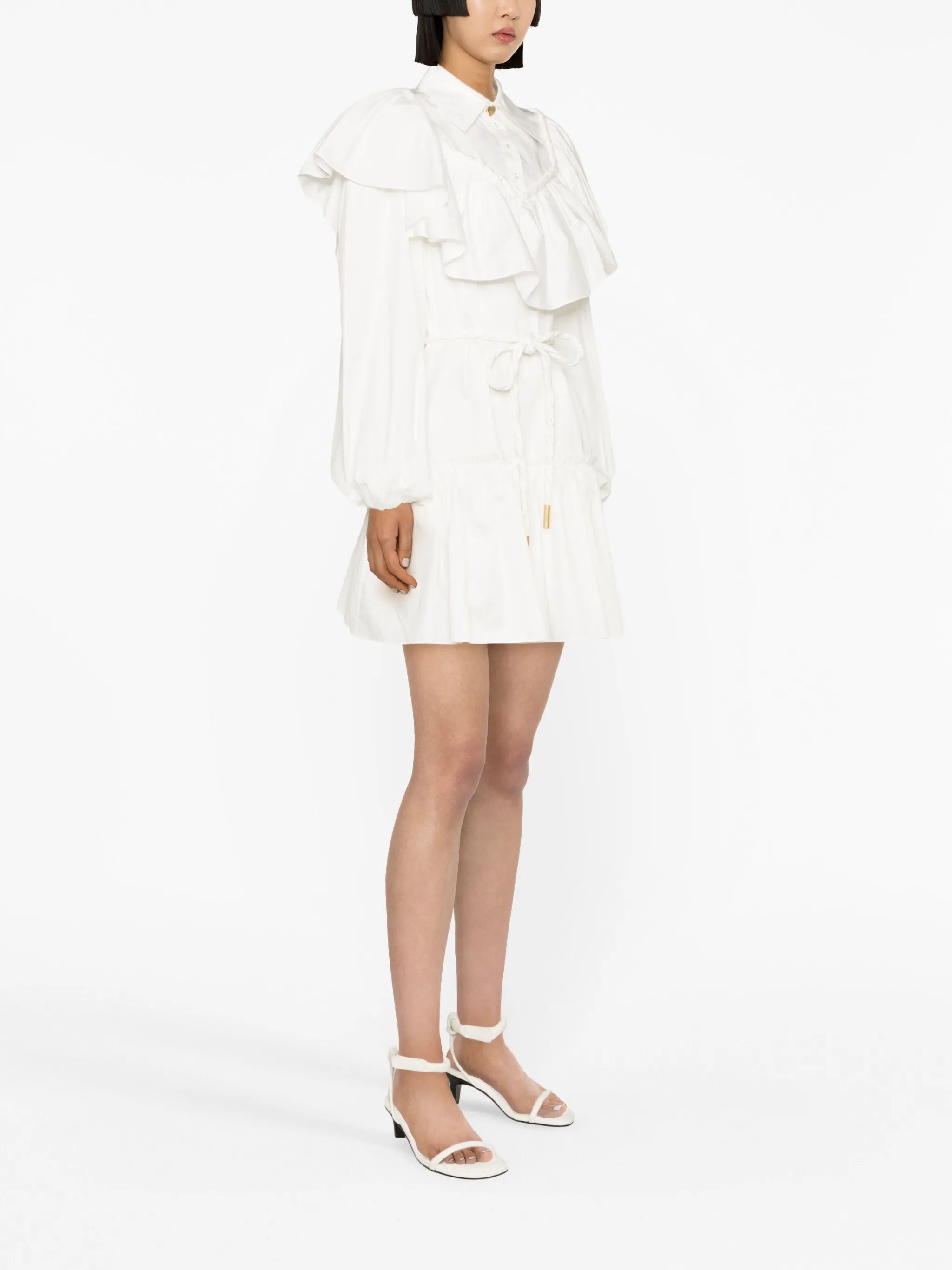 Dahlia ruffled minidress