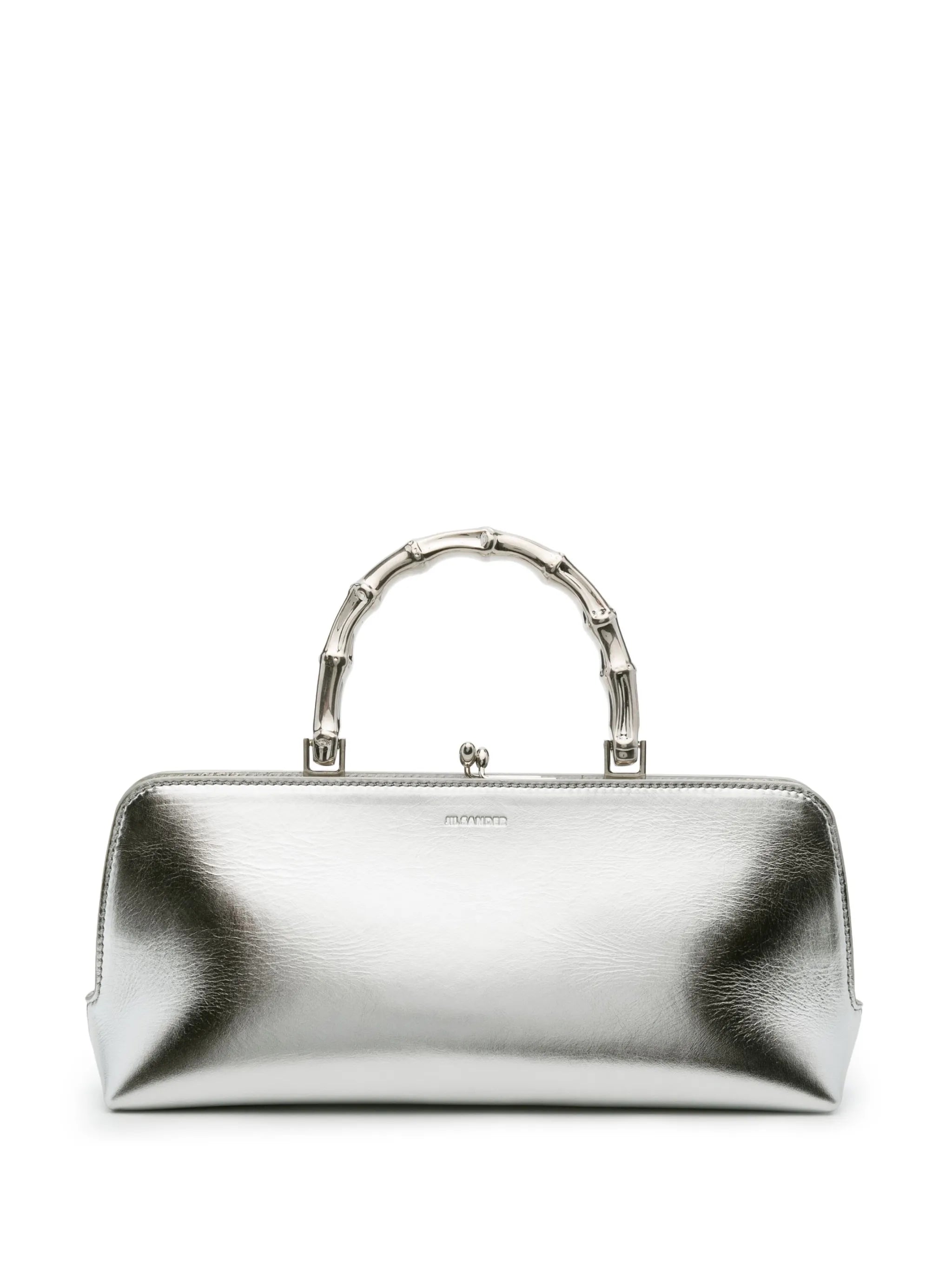 small Goji Bamboo leather tote bag