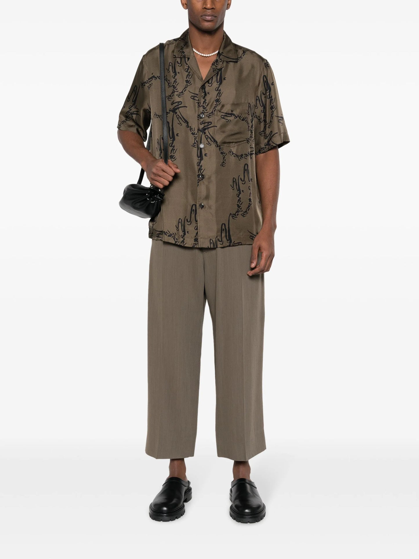 Bodil printed silk shirt