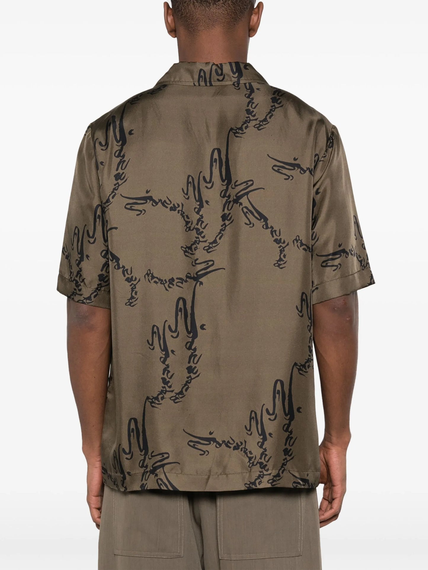 Bodil printed silk shirt