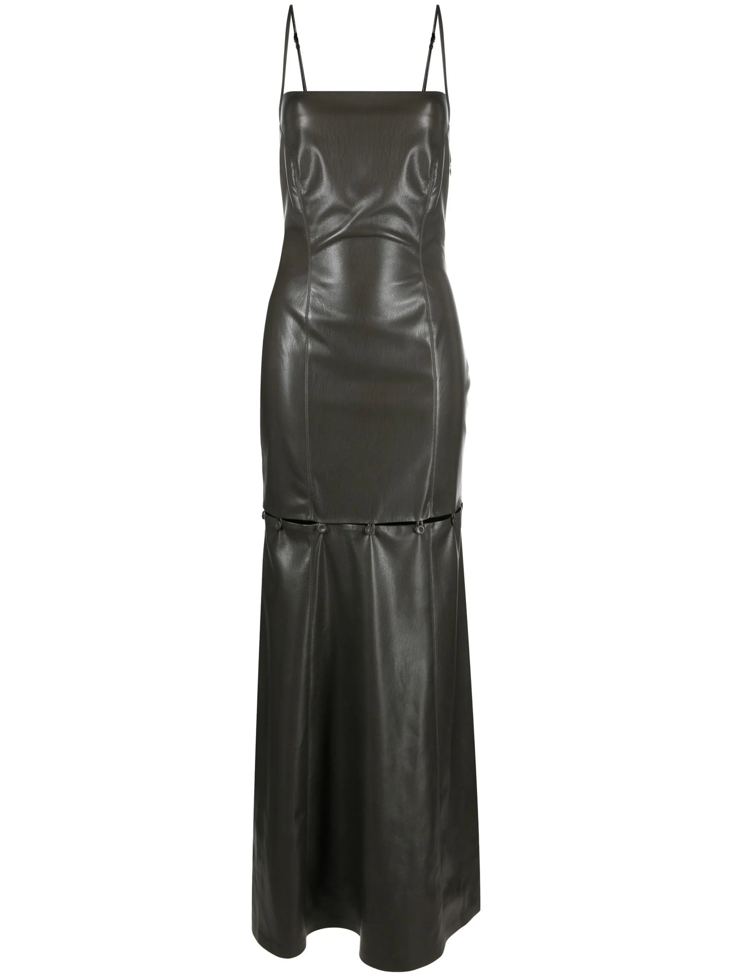 Freza convertible faux-leather dress