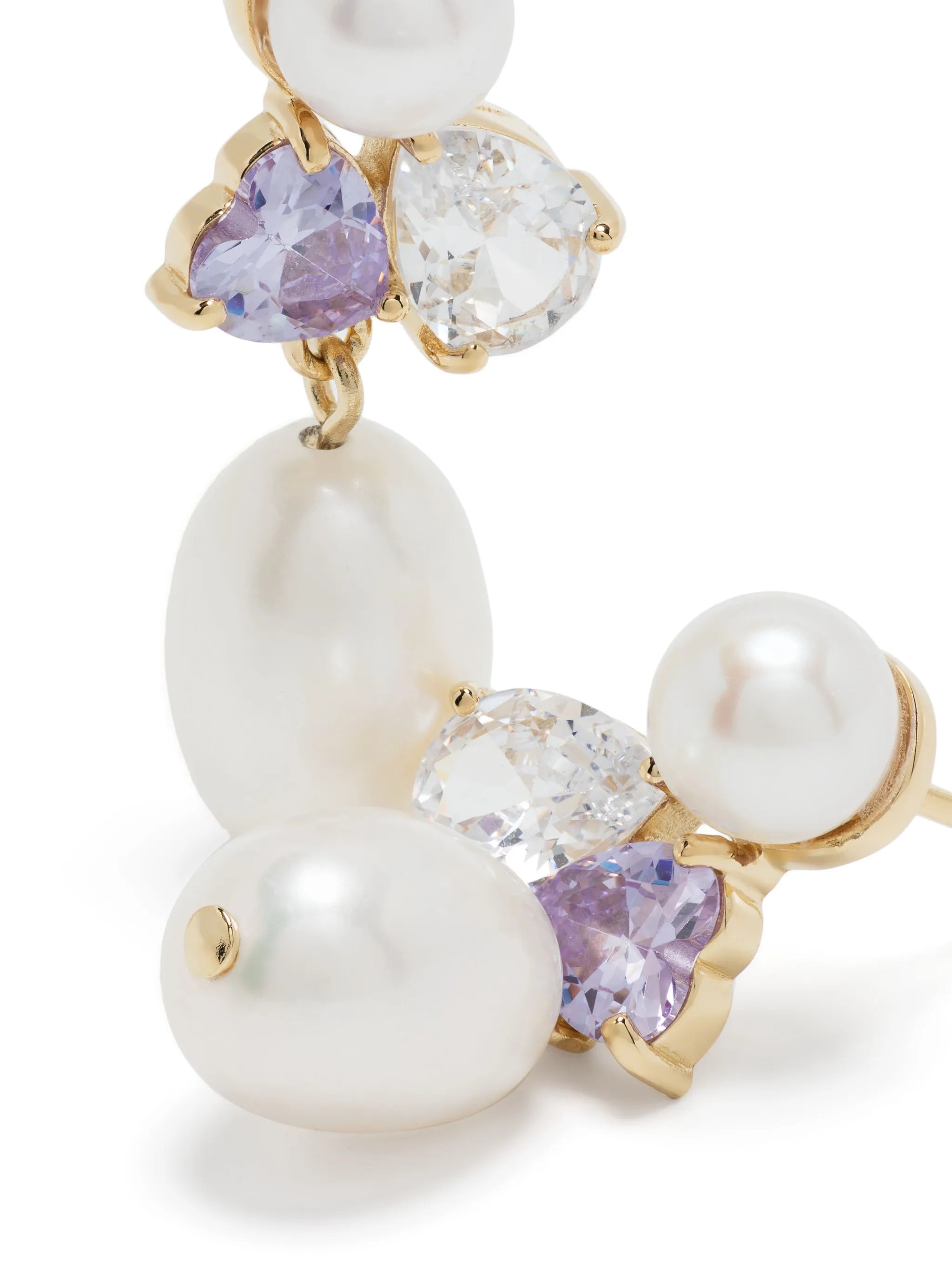 Infinity's Reversal pearl drop earrings