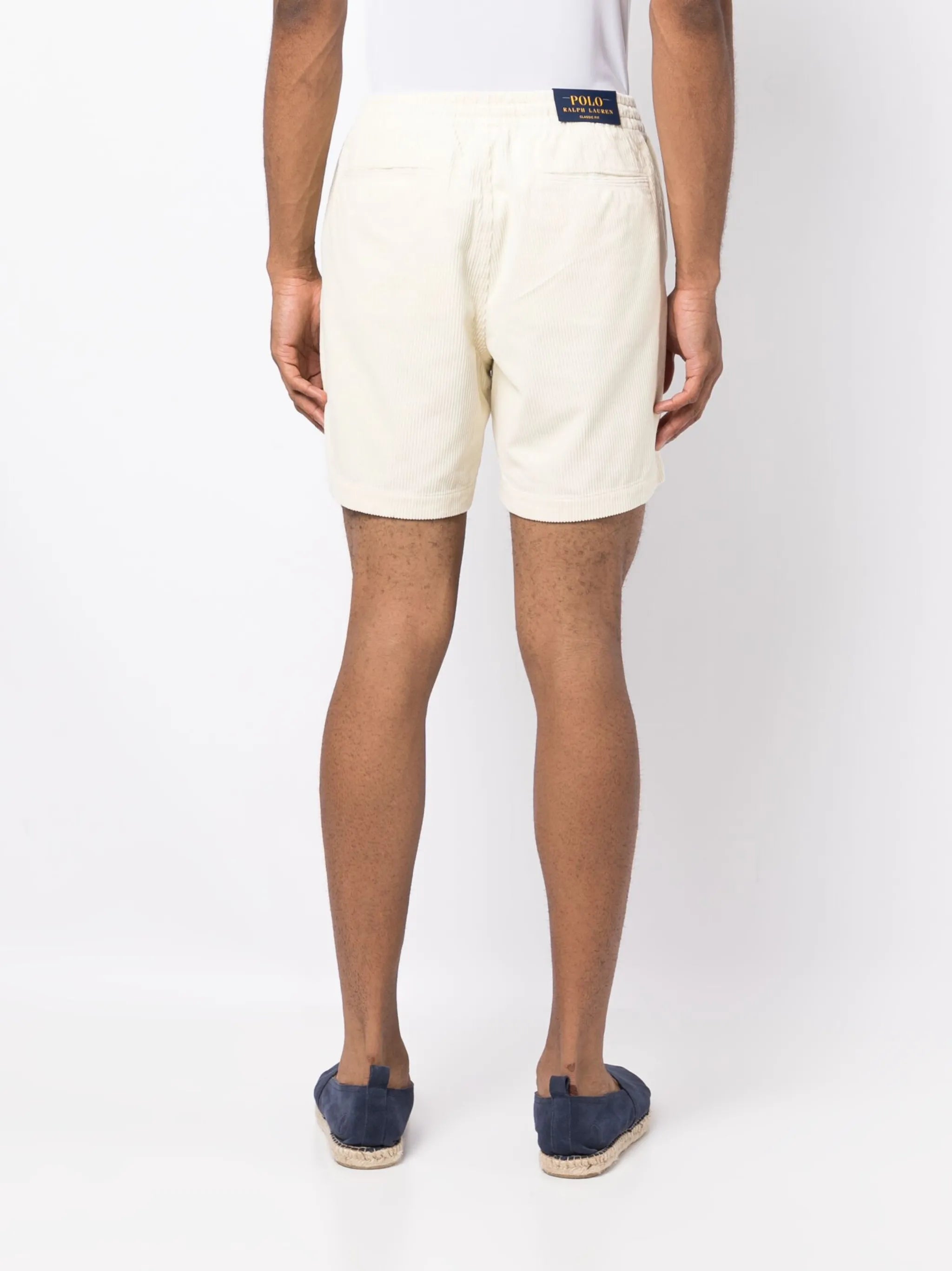 drawstring corduroy shorts