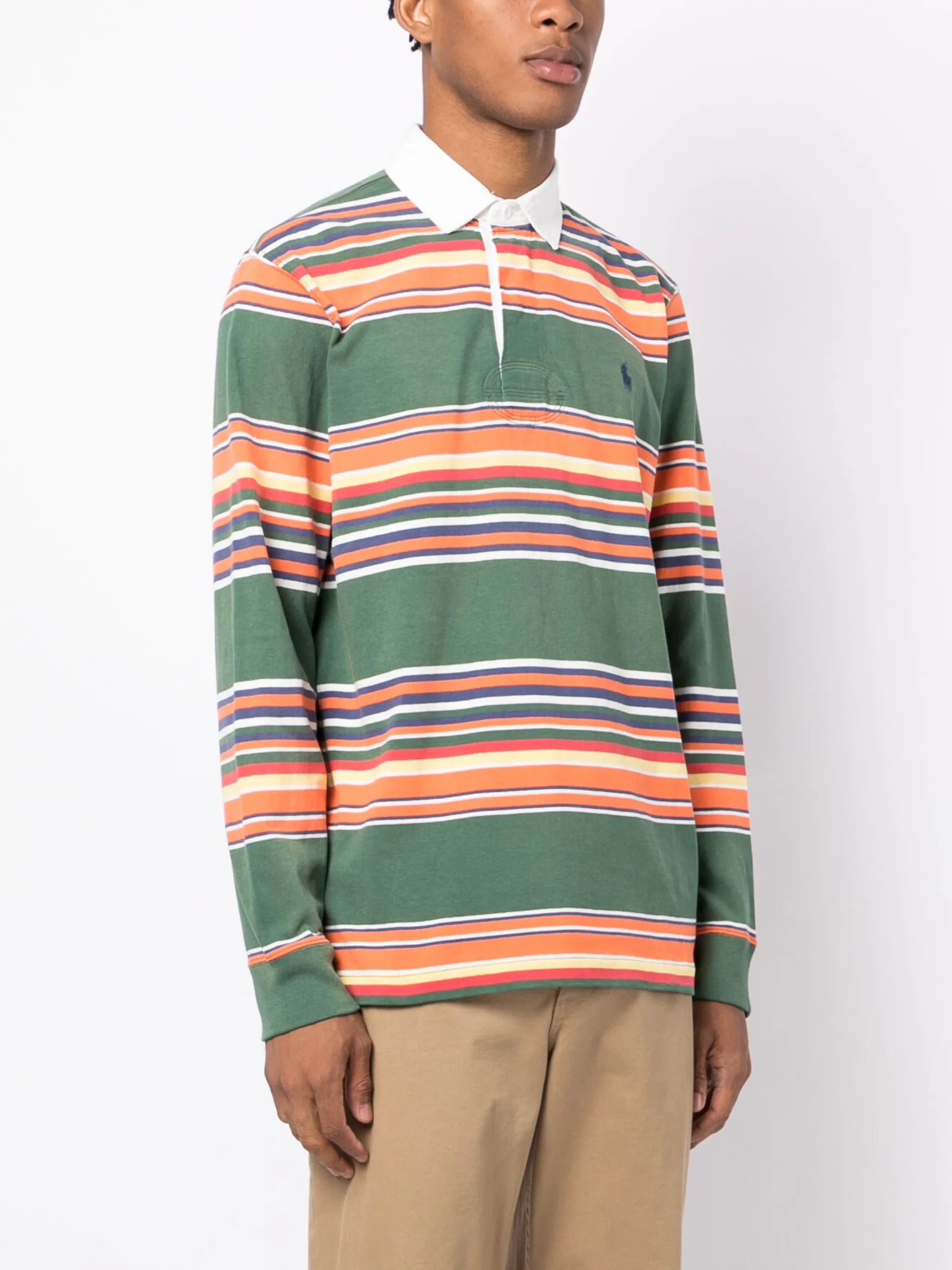 The Iconic Rugby Shirt striped polo shirt