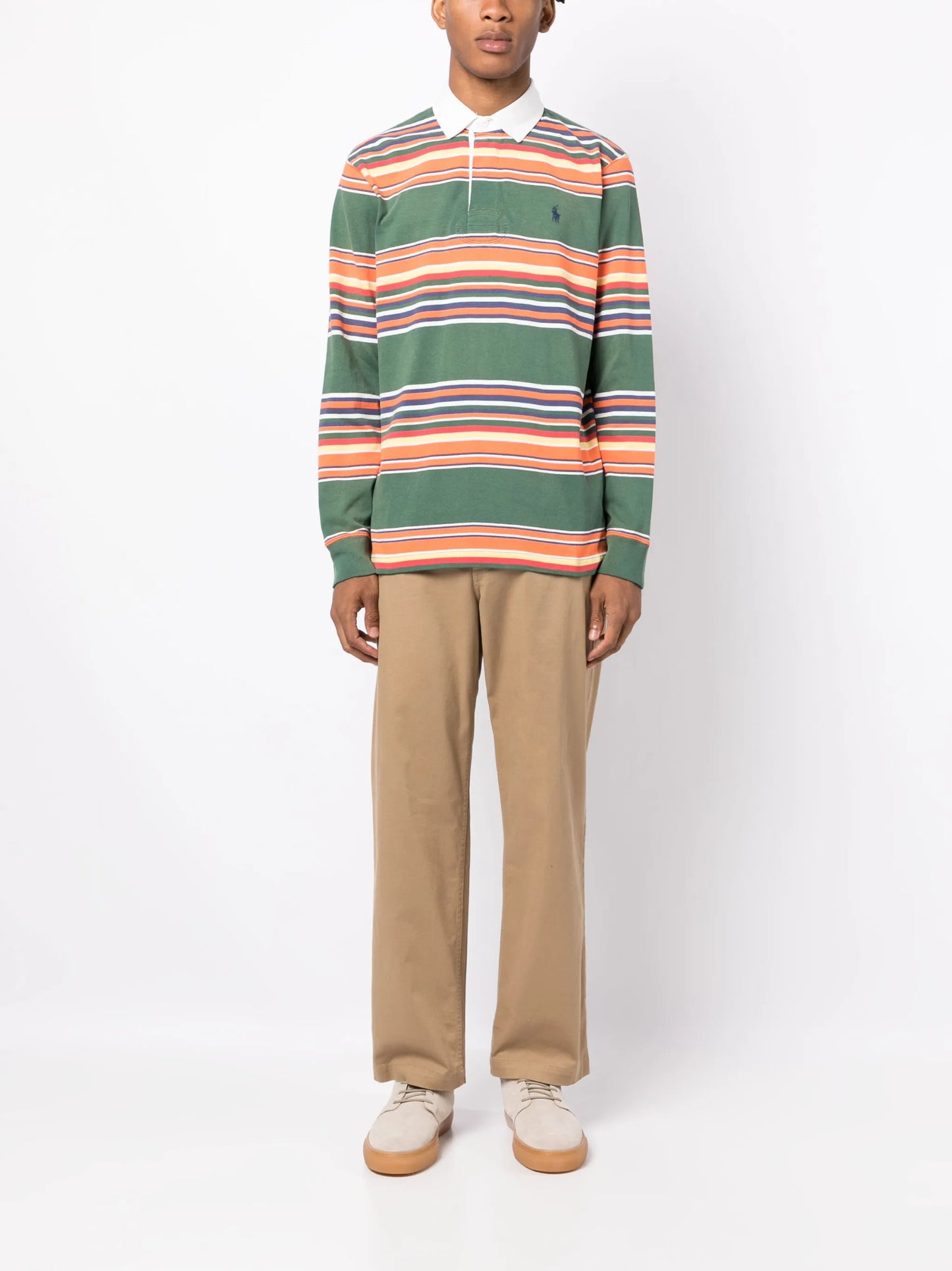 The Iconic Rugby Shirt striped polo shirt