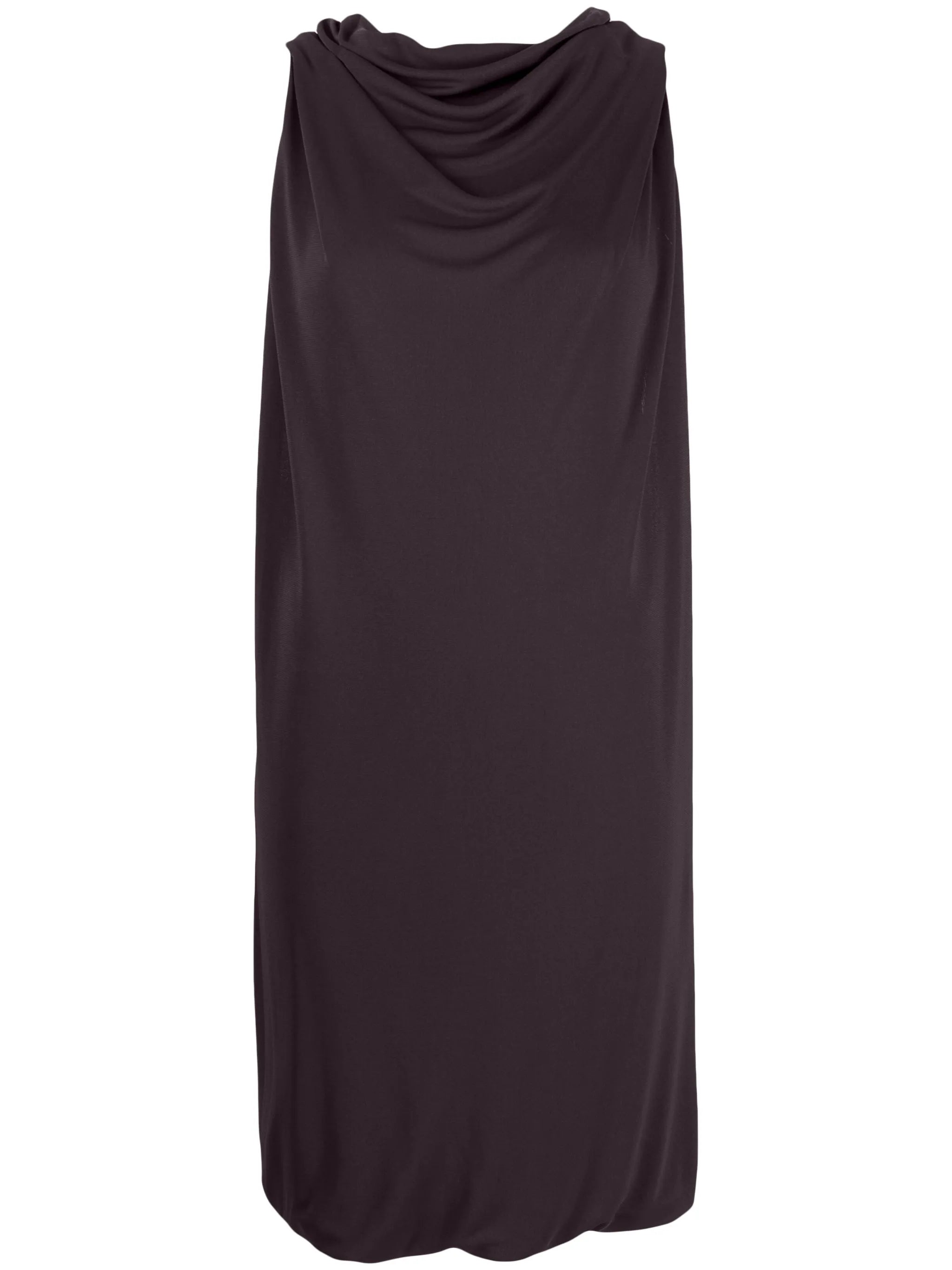 cowl-neck minidress