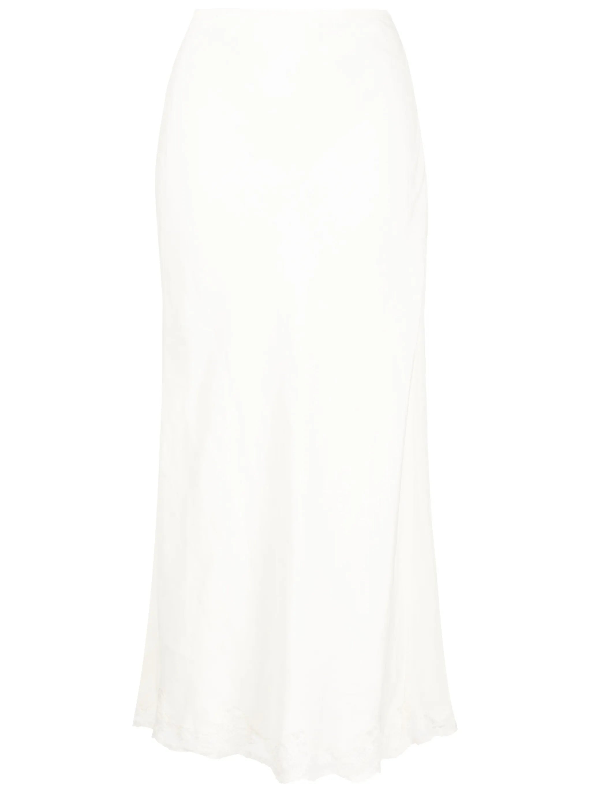 Crystal lace-detailing skirt