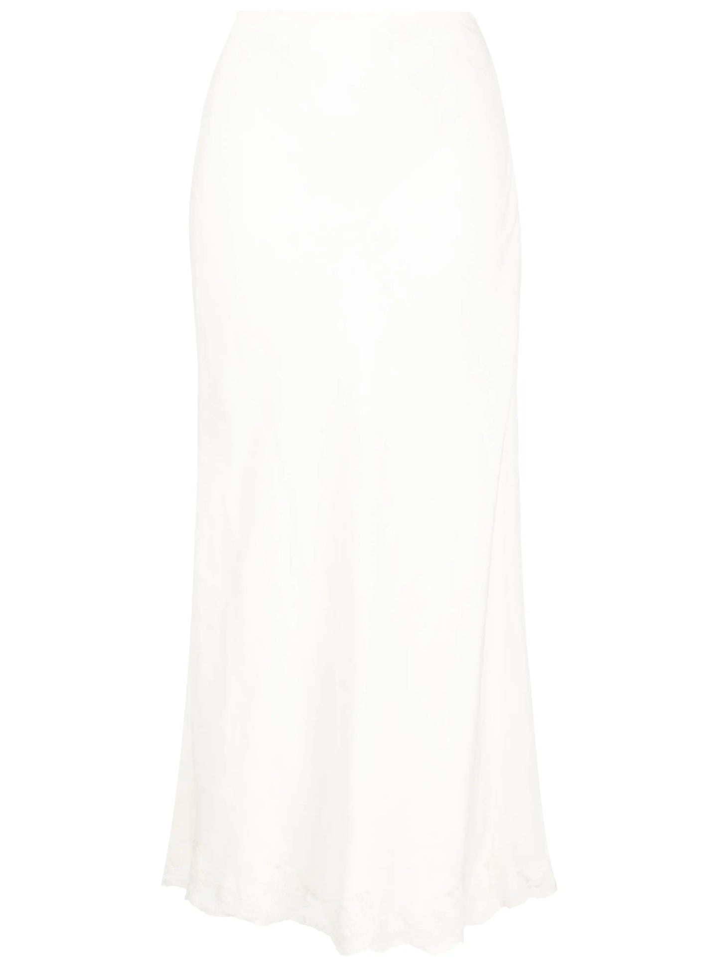 Crystal lace-detailing skirt