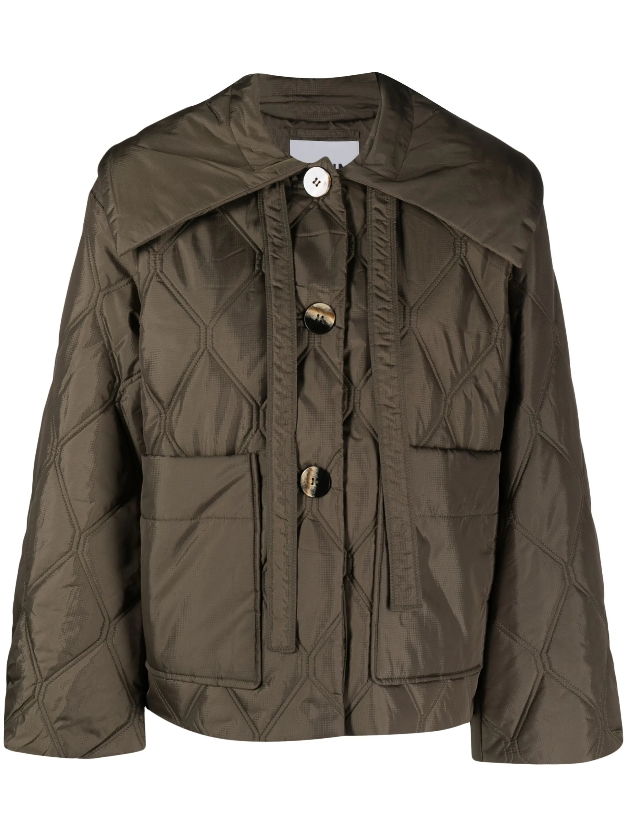 quilted recycled-ripstop jacket