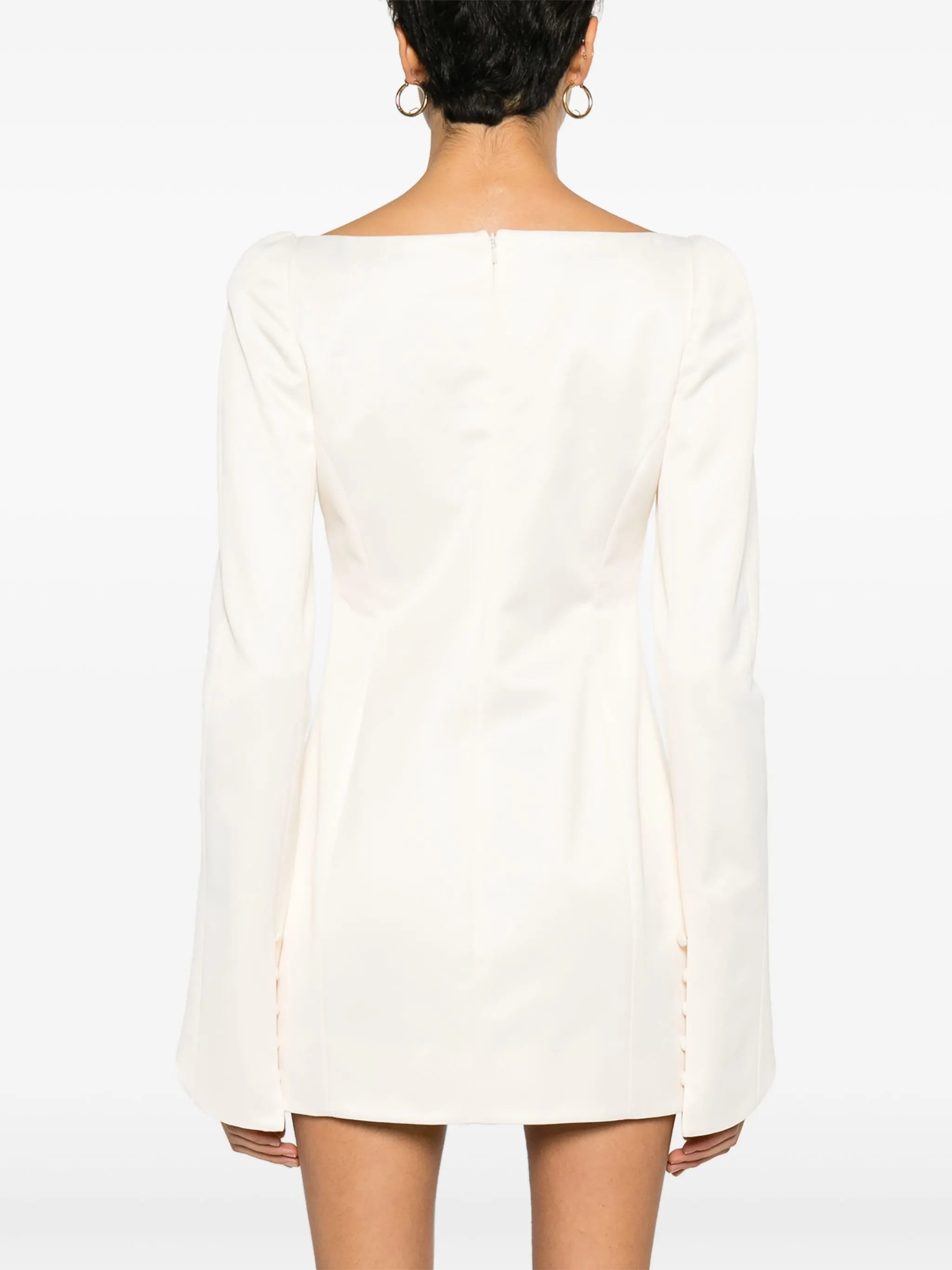 Tate scoop-neck minidress