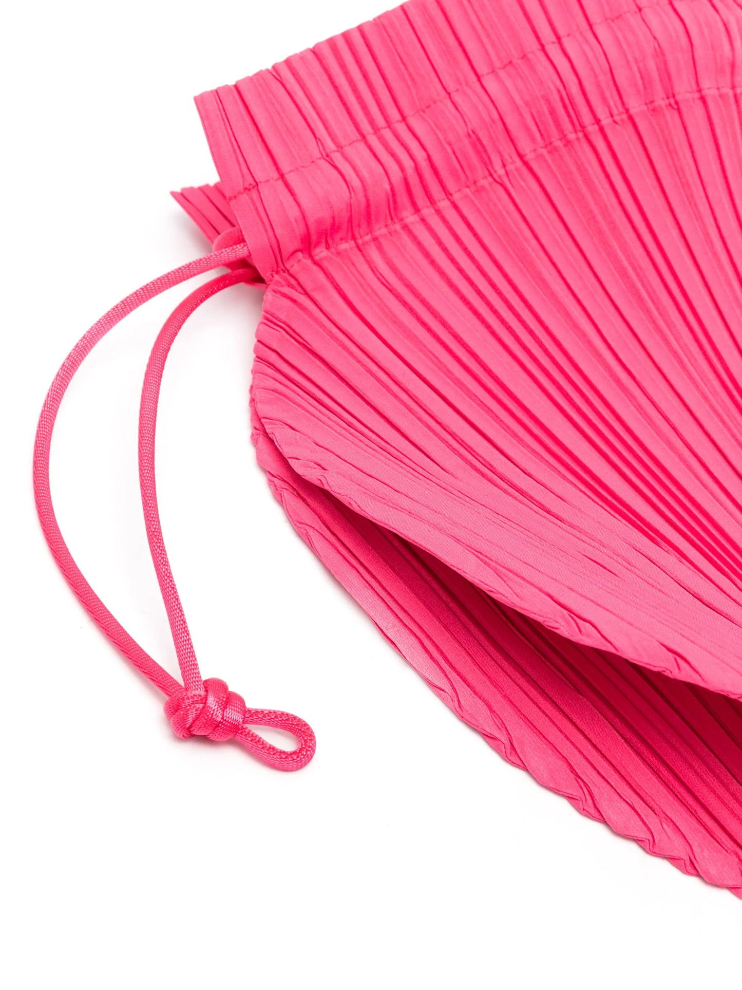 Coconut pleated tote bag