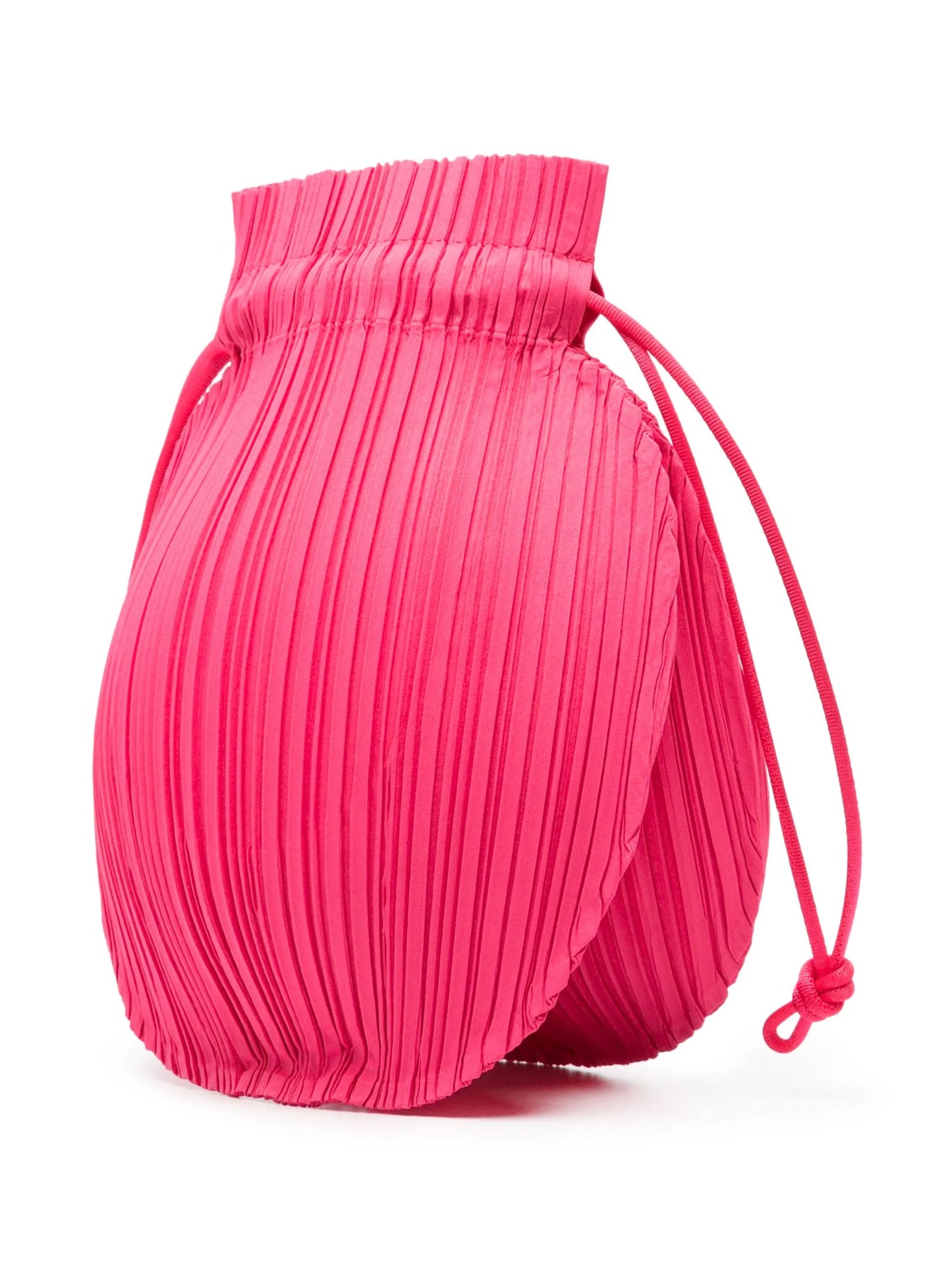 Coconut pleated tote bag
