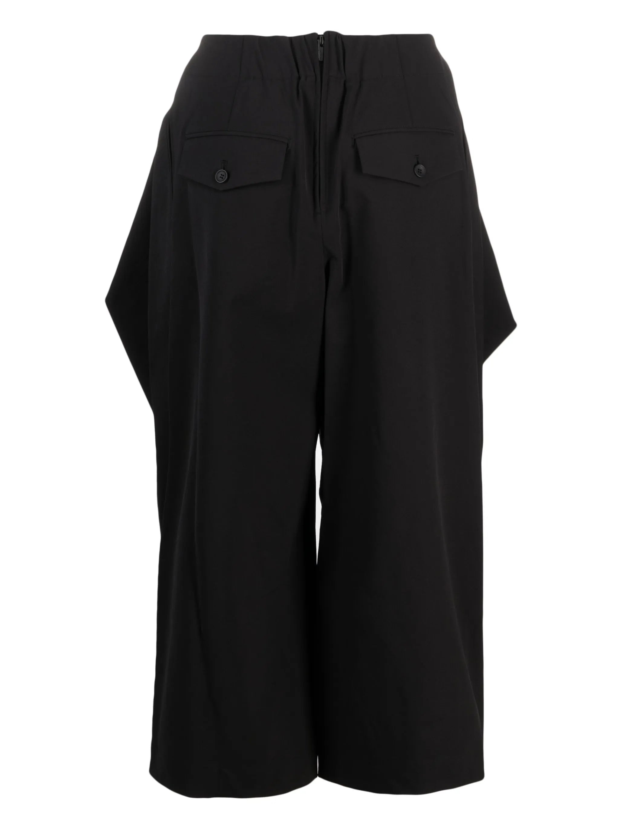 Canopy folded cropped trousers