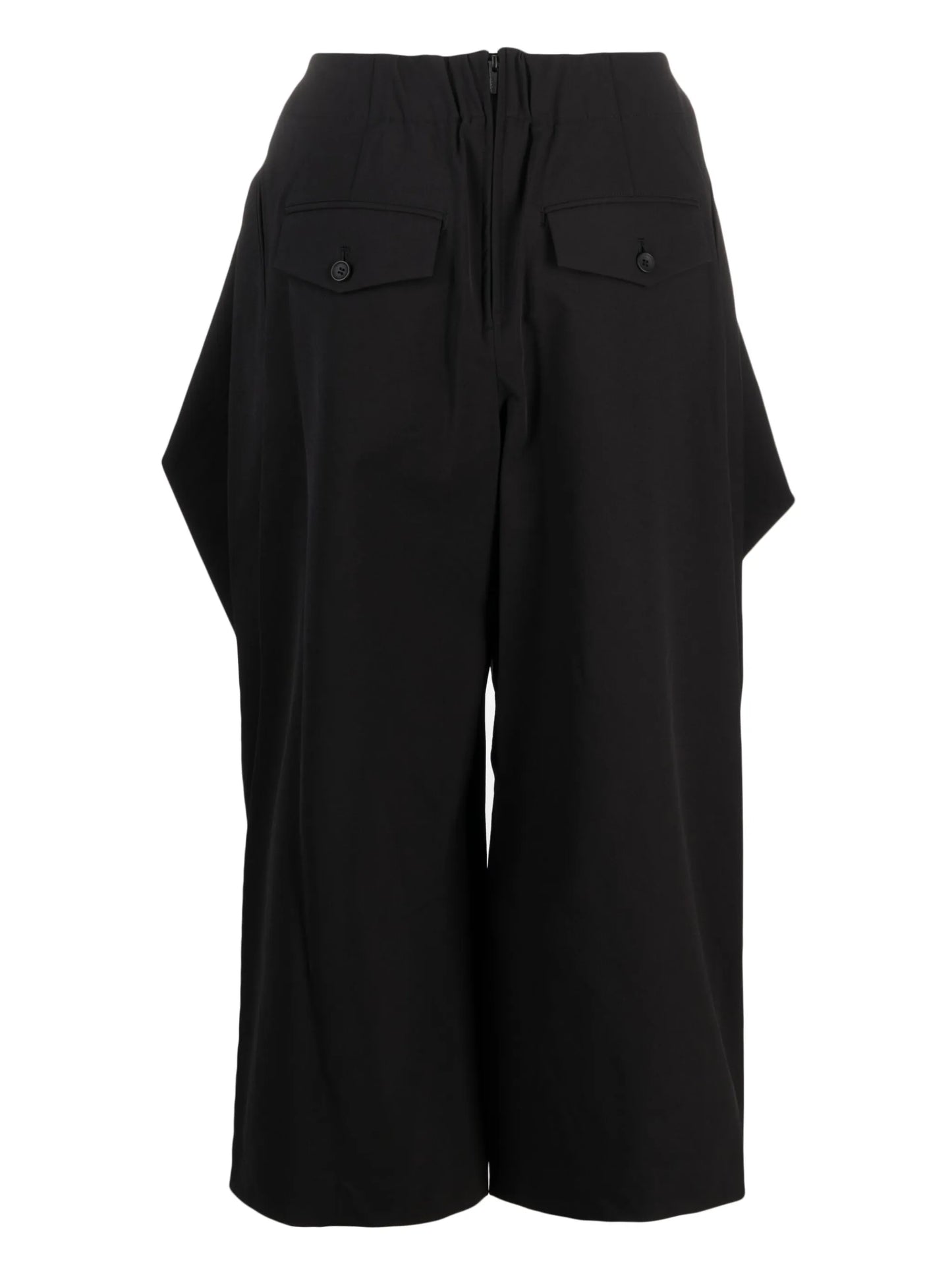 Canopy folded cropped trousers